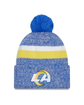 Los Angeles Chargers New Era 2023 Sideline - Sport Cuffed Pom Knit Hat - Blue