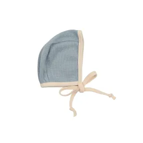 Maniere Waffle Knit Powder Blue Bonnet
