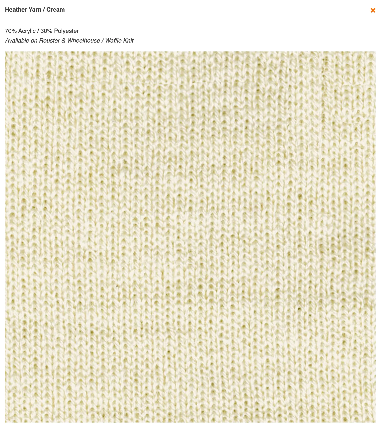 Middlebury Panther Cuff Knit Hat (Heather Cream)