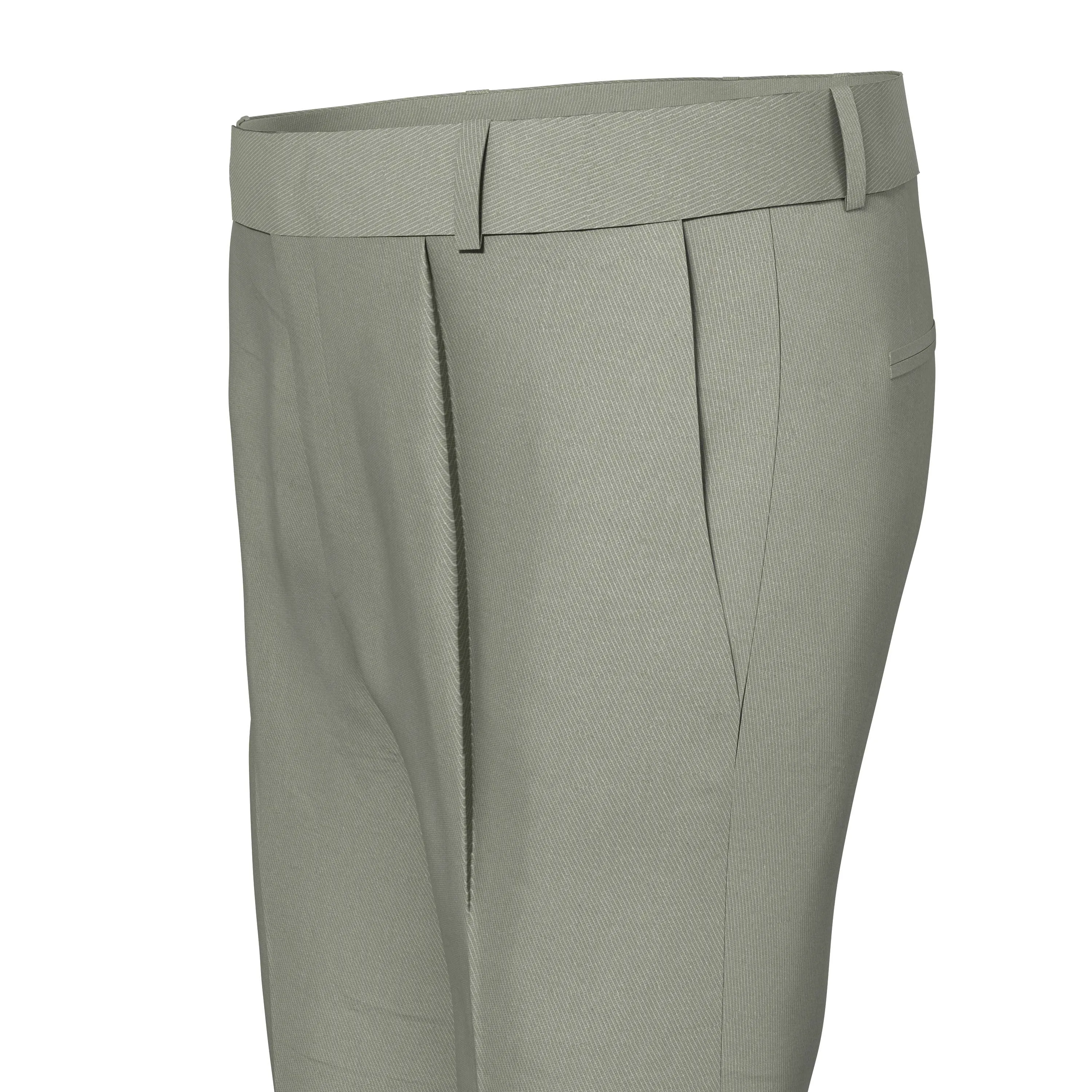Minty Canvas Green Cotton Chinos