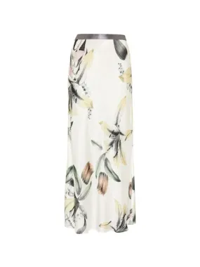 MIRTO 1956 - BOTANICAL PRINT MIDI SKIRT