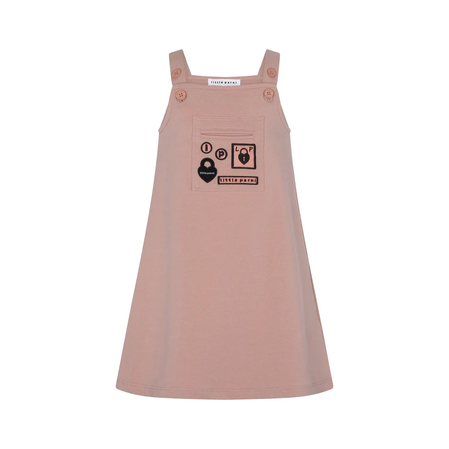 Multi-Patch Knee Length Jumper