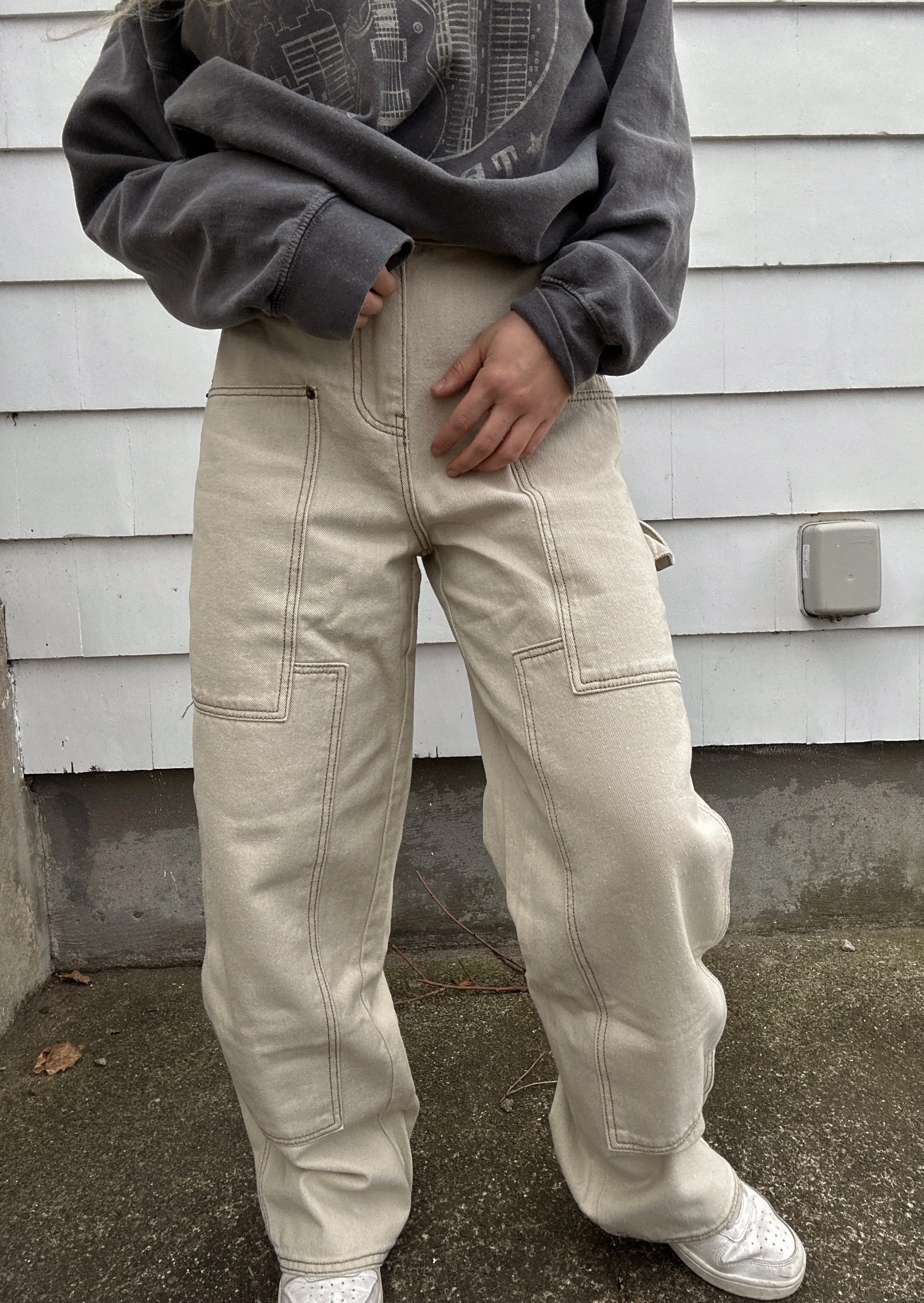 Natural Cargo Pants