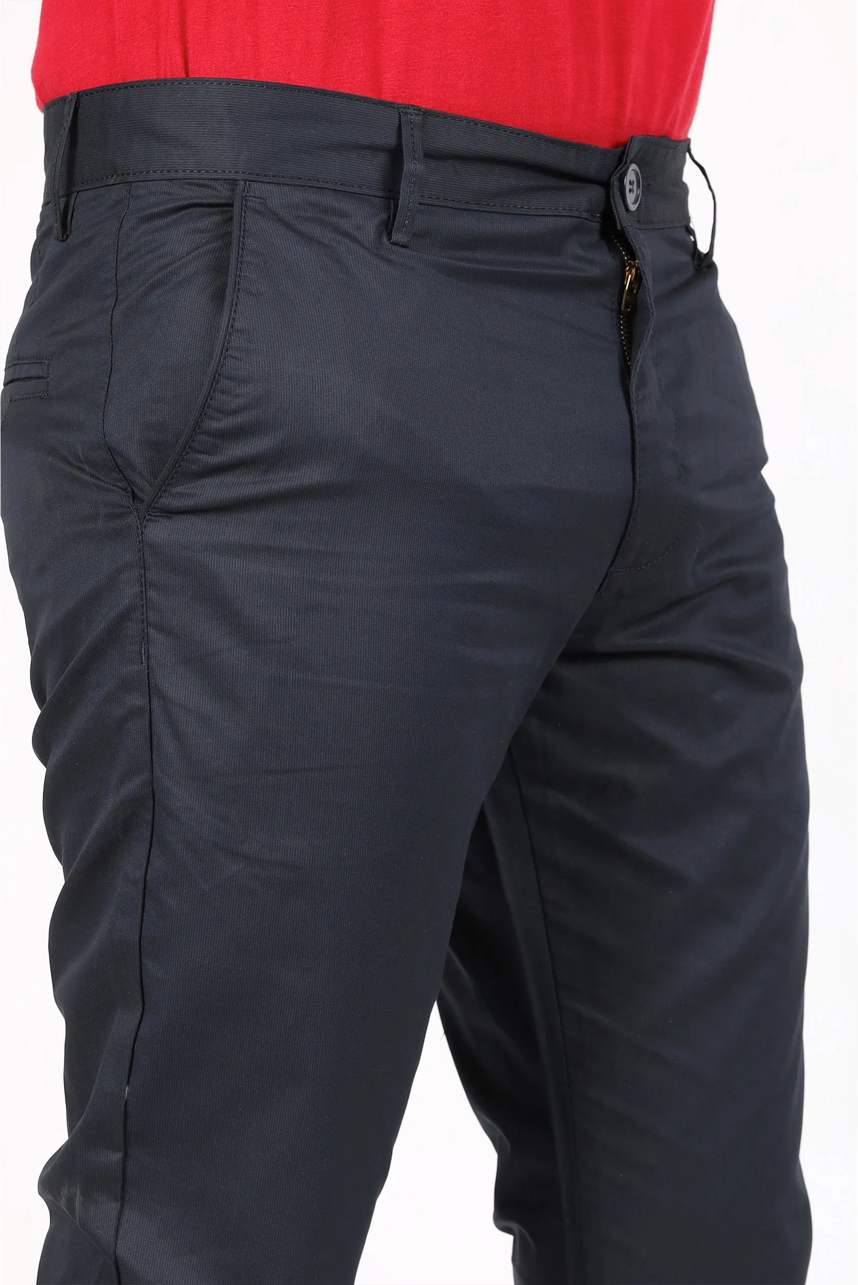 NAVY BLUE SLIM FIT PANTS