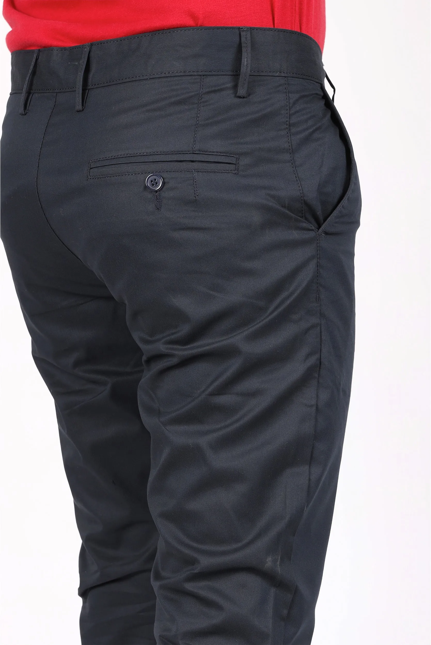 NAVY BLUE SLIM FIT PANTS