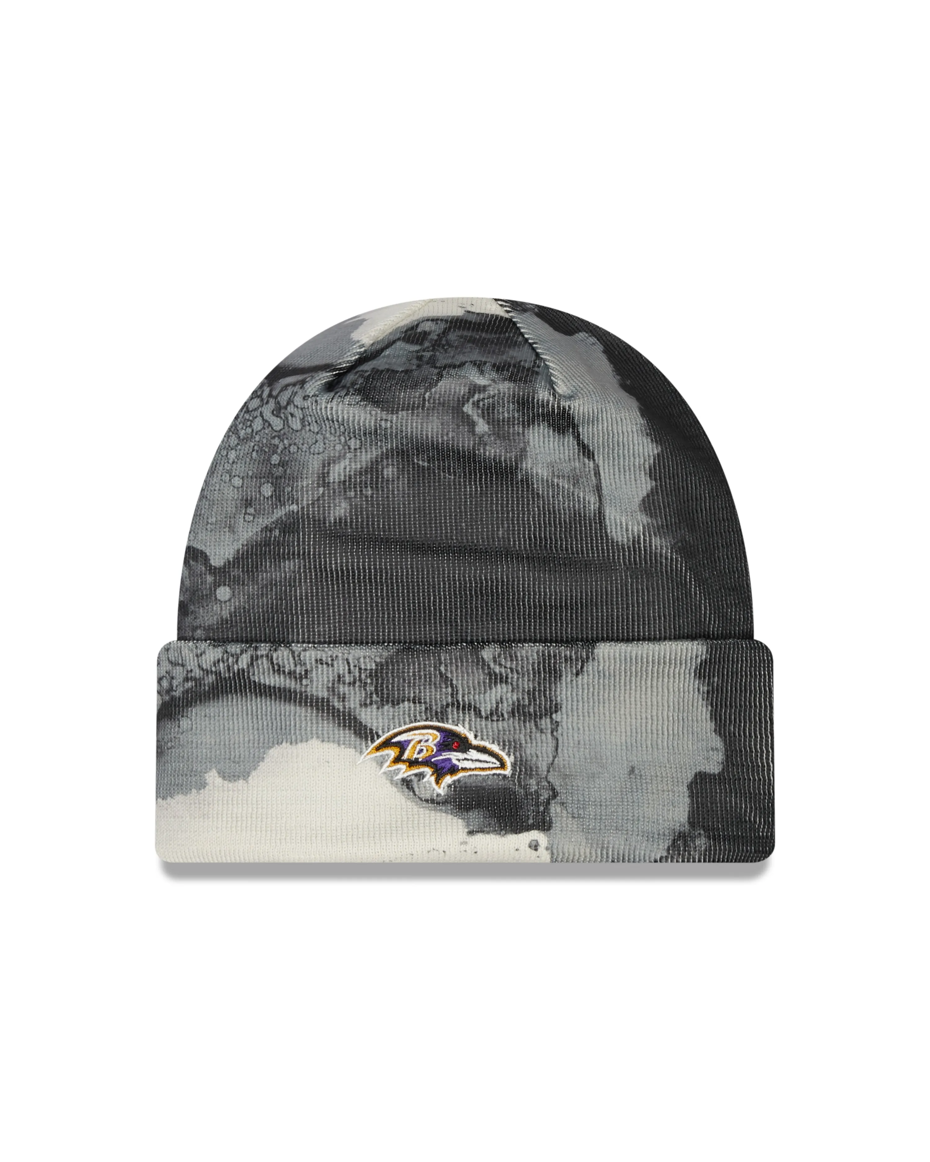 New Era NFL Men's Baltimore Ravens 2022 Sideline Ink Knit Beanie One Size