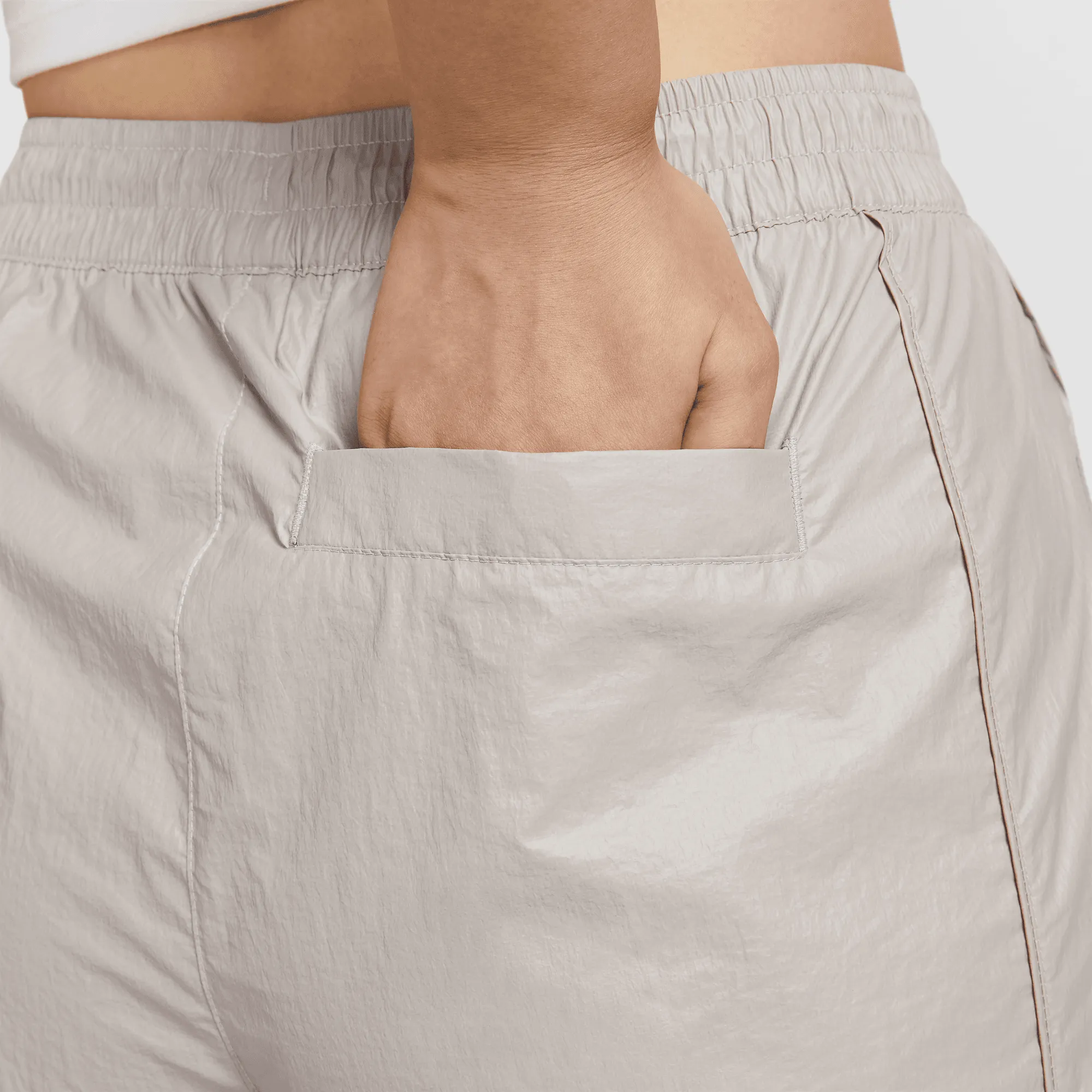 NIKE WINDRUNNER WOMEN'S WOVEN HIGH-WAISTED OPEN-HEM PANTS
