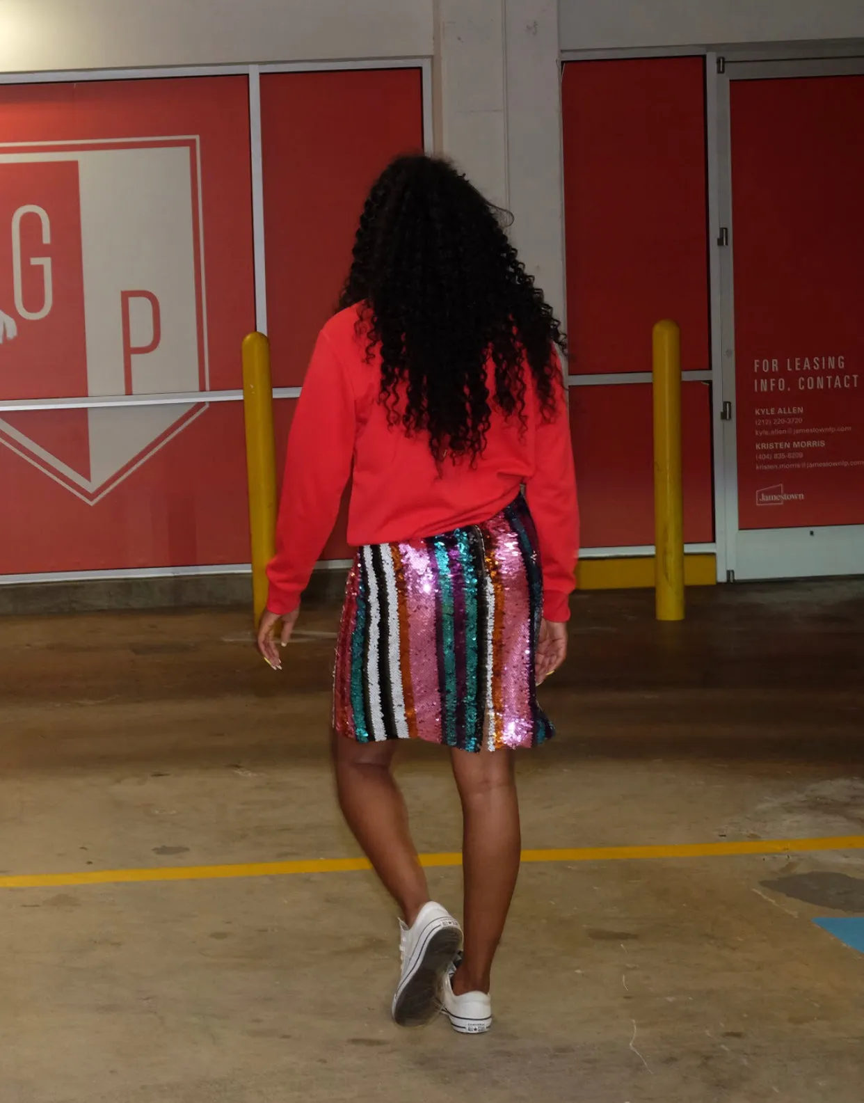 Nova Multi-colored Sequin Mini Skirt