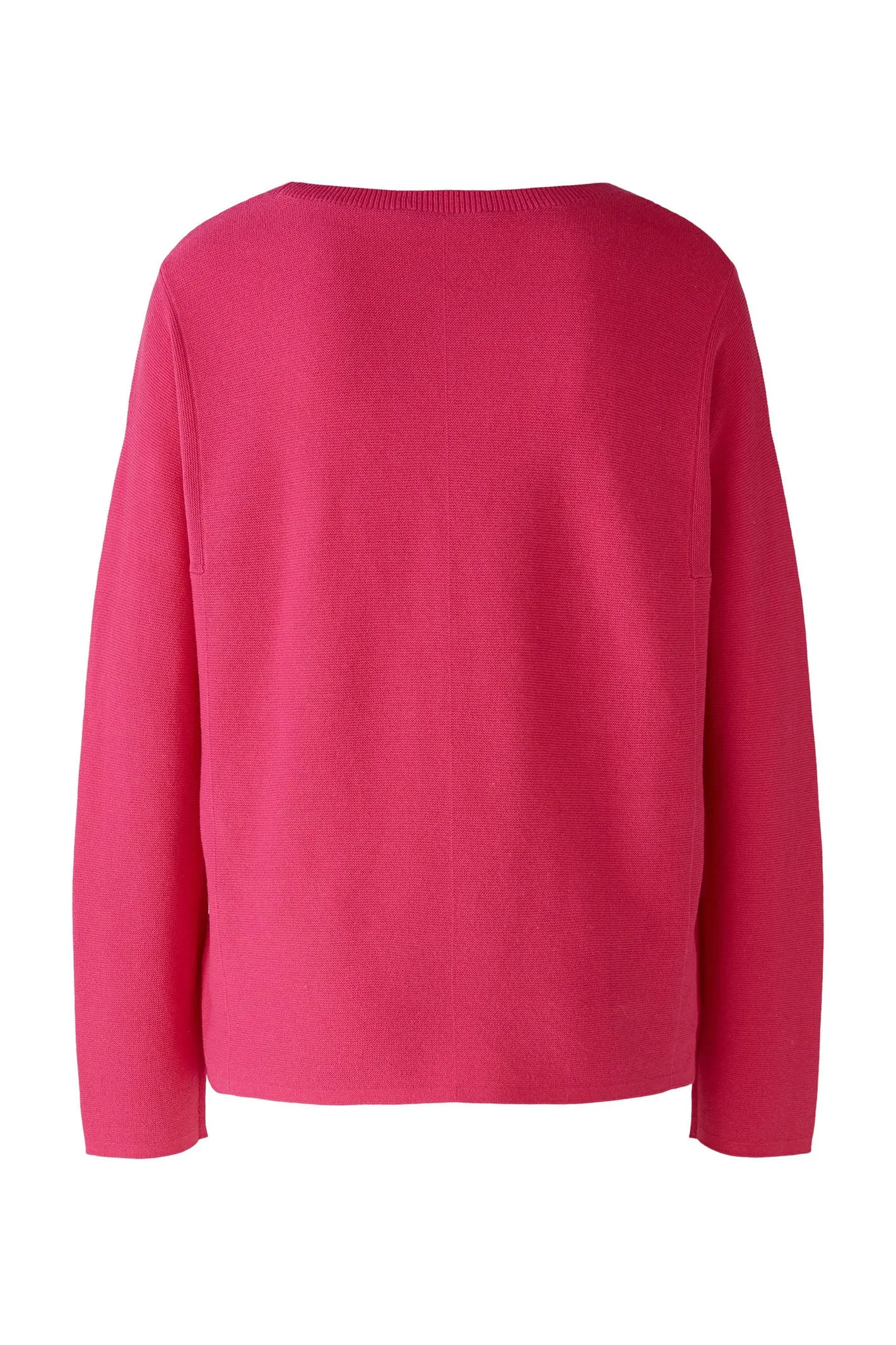 Oui 79915 Keiko Pink Wide Neck Jumper