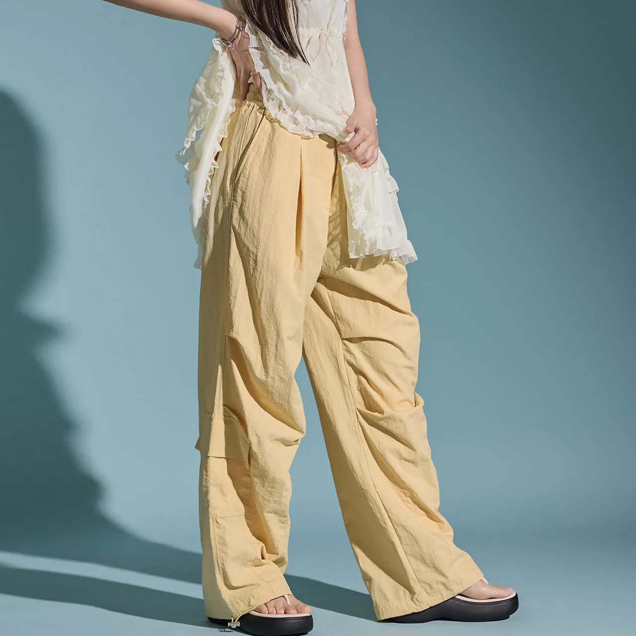 P3166 Nylon Cargo Pants