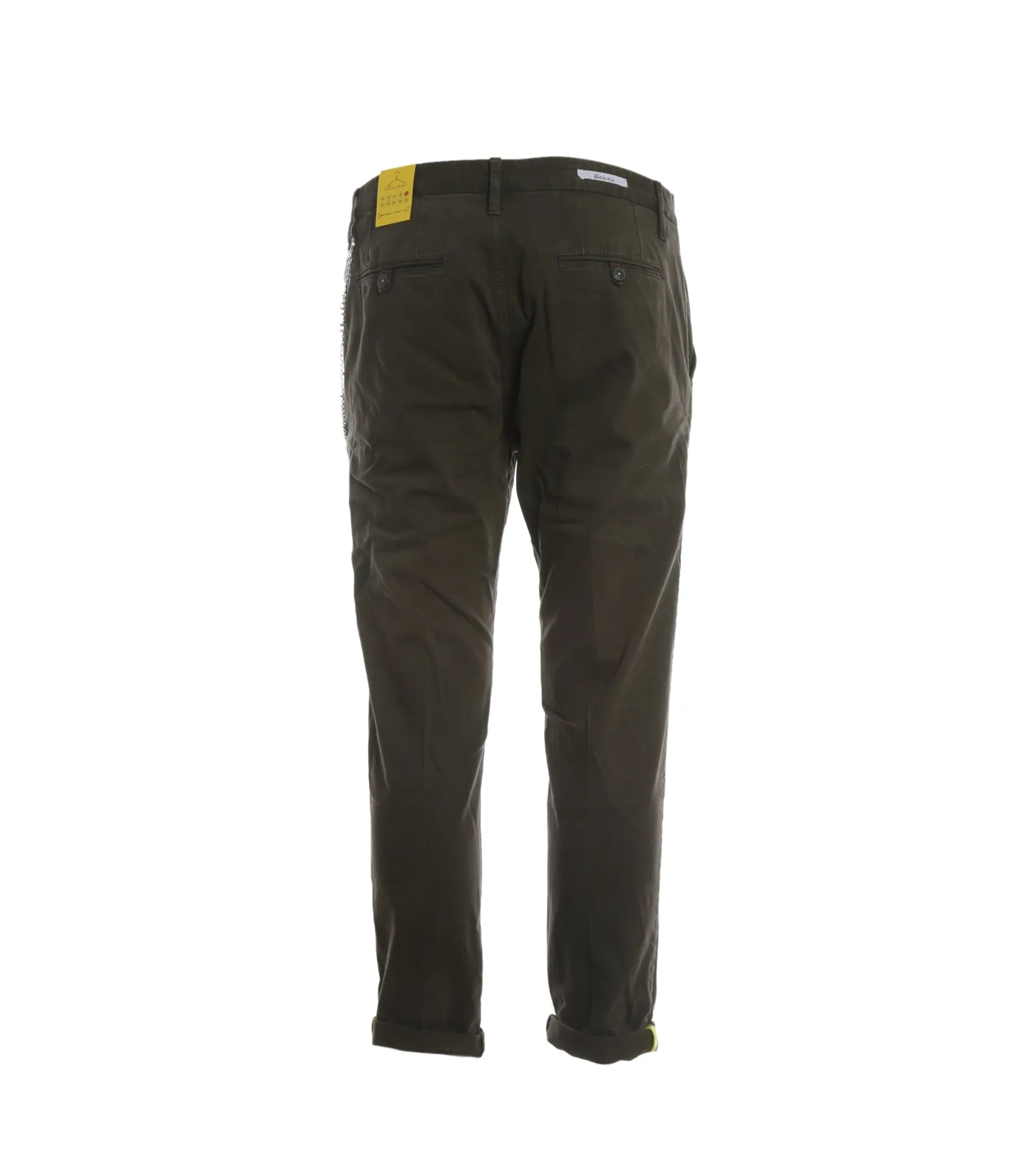 Pantalone Chinos Stampato - Oliva