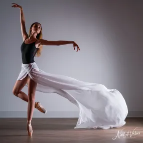 Photoshoot Flying Skirt / Long Train Wrap Skirt