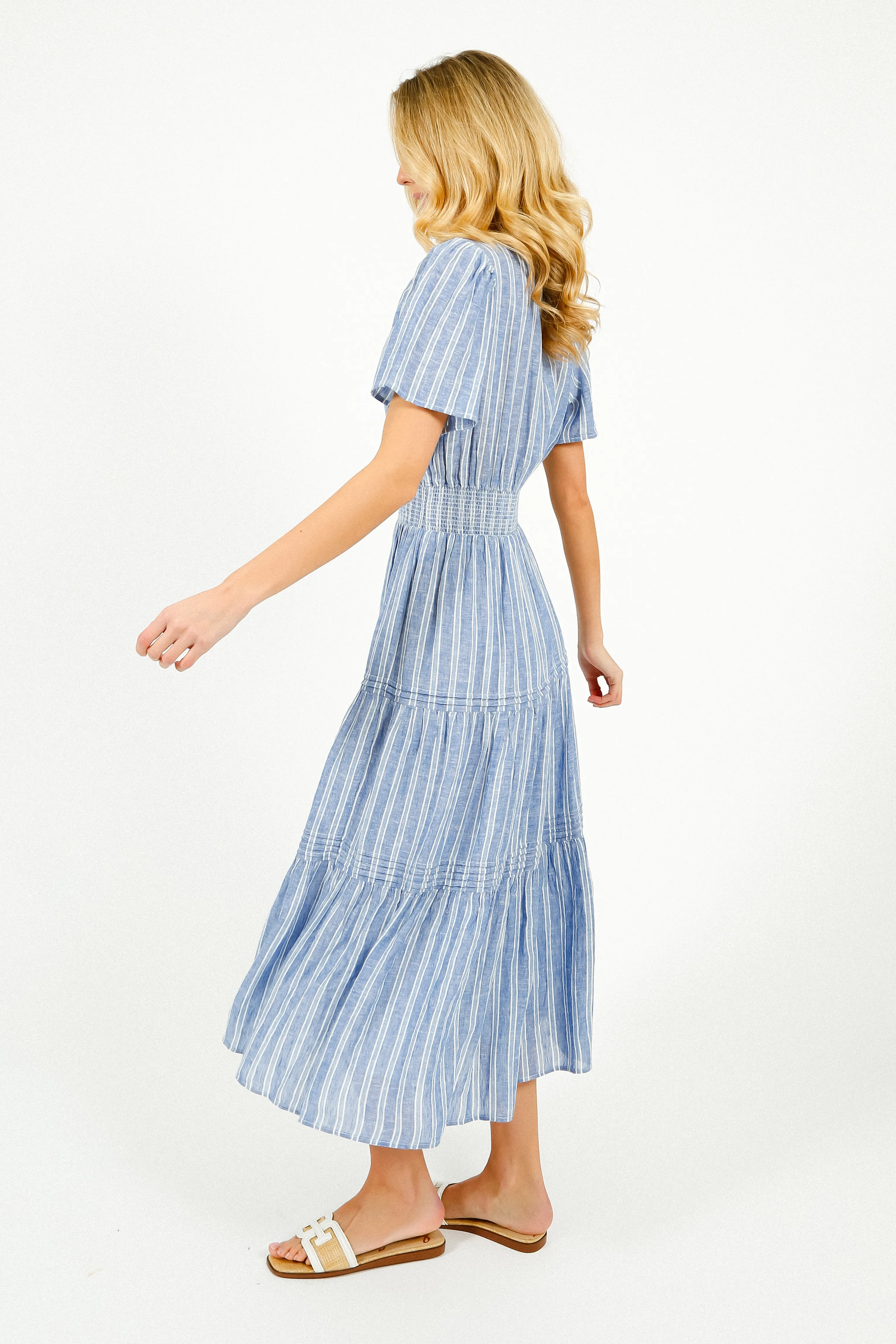 RAILS Cannes Dress in Lake View Stripe