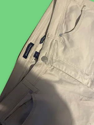 Rubynee Vintage y2k cream chinos trouser in XL