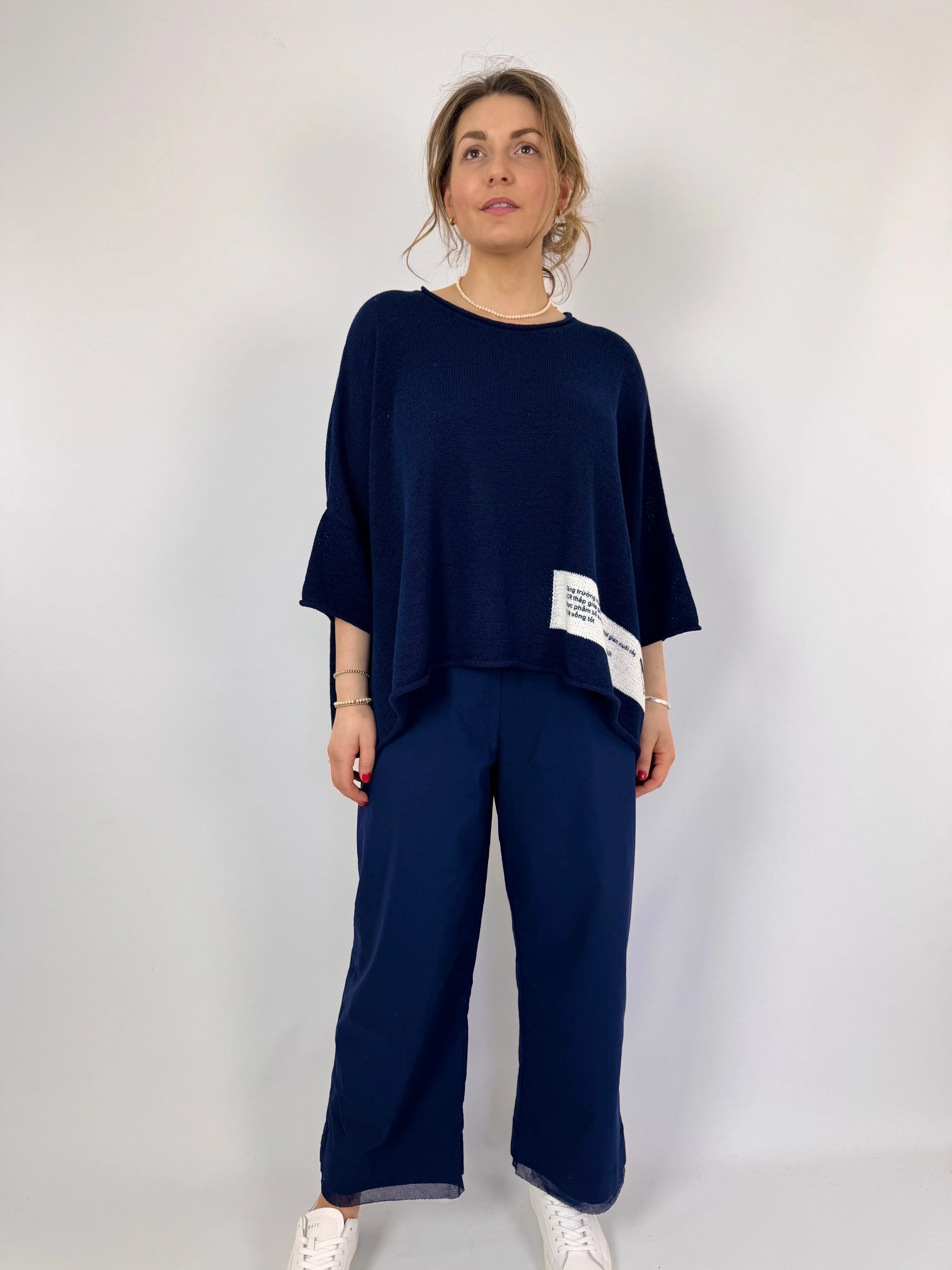 Rundholz Black Label 0713 Jumper Navy Print