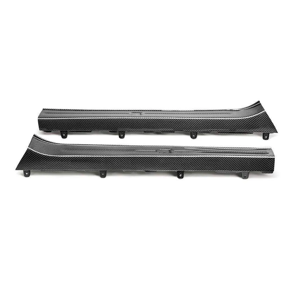 Seibon OEM-Style Carbon Fiber Door Sill Plates (09-20 R35 GT-R)