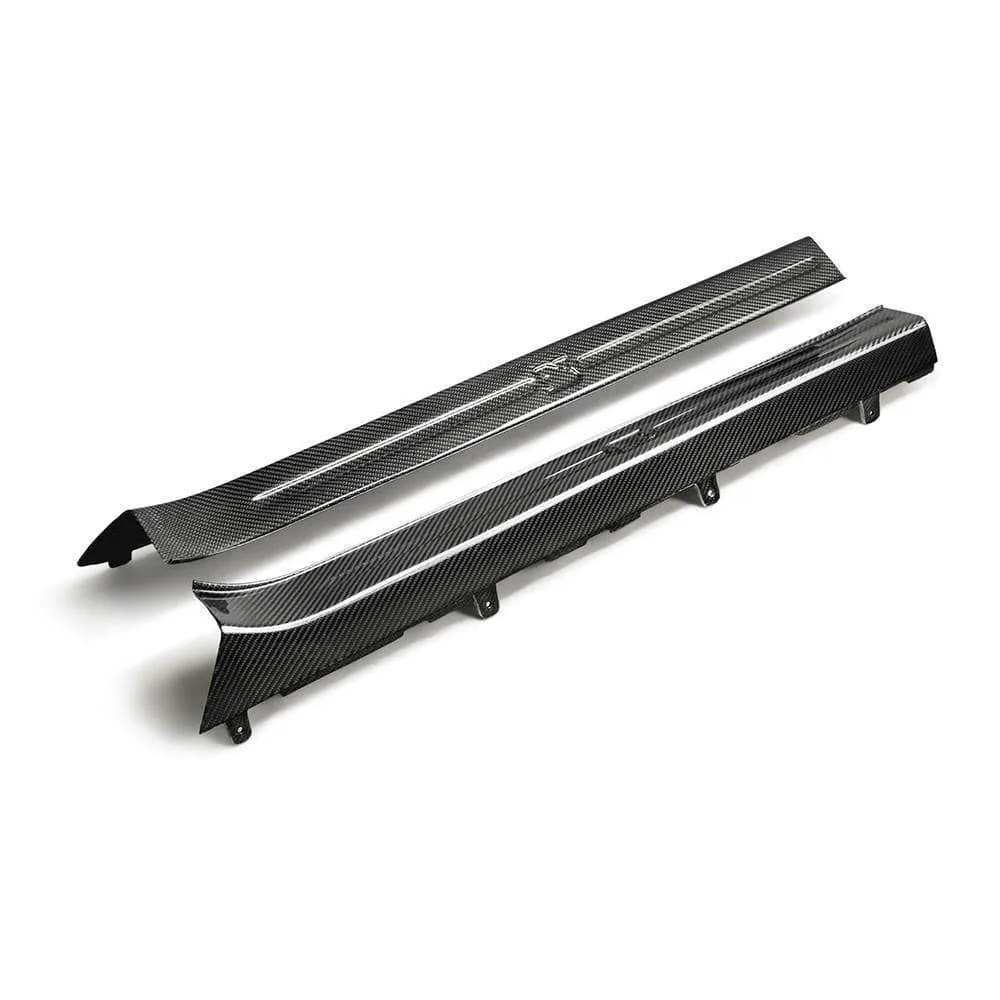 Seibon OEM-Style Carbon Fiber Door Sill Plates (09-20 R35 GT-R)