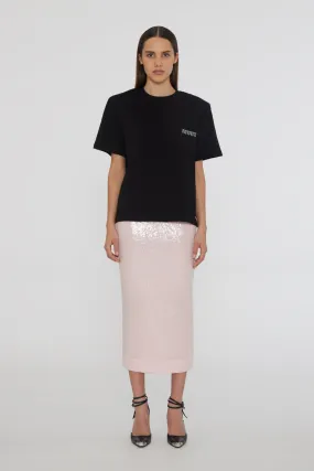 SEQUIN MIDI PENCIL SKIRT