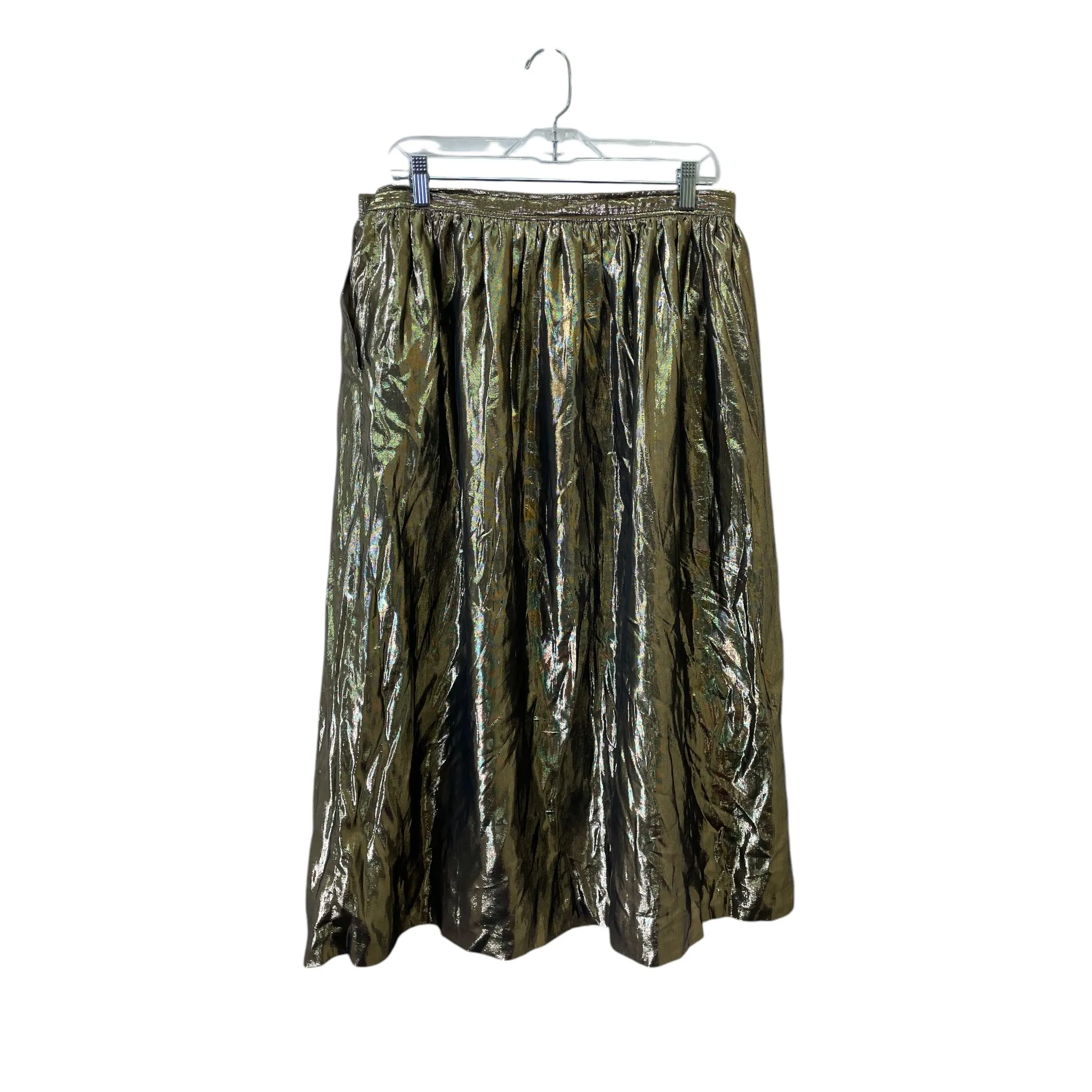 Skirt Maxi By Evan-Picone In Gold, Size:16