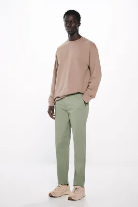 Slim Fit Colored Chinos Pants - Green