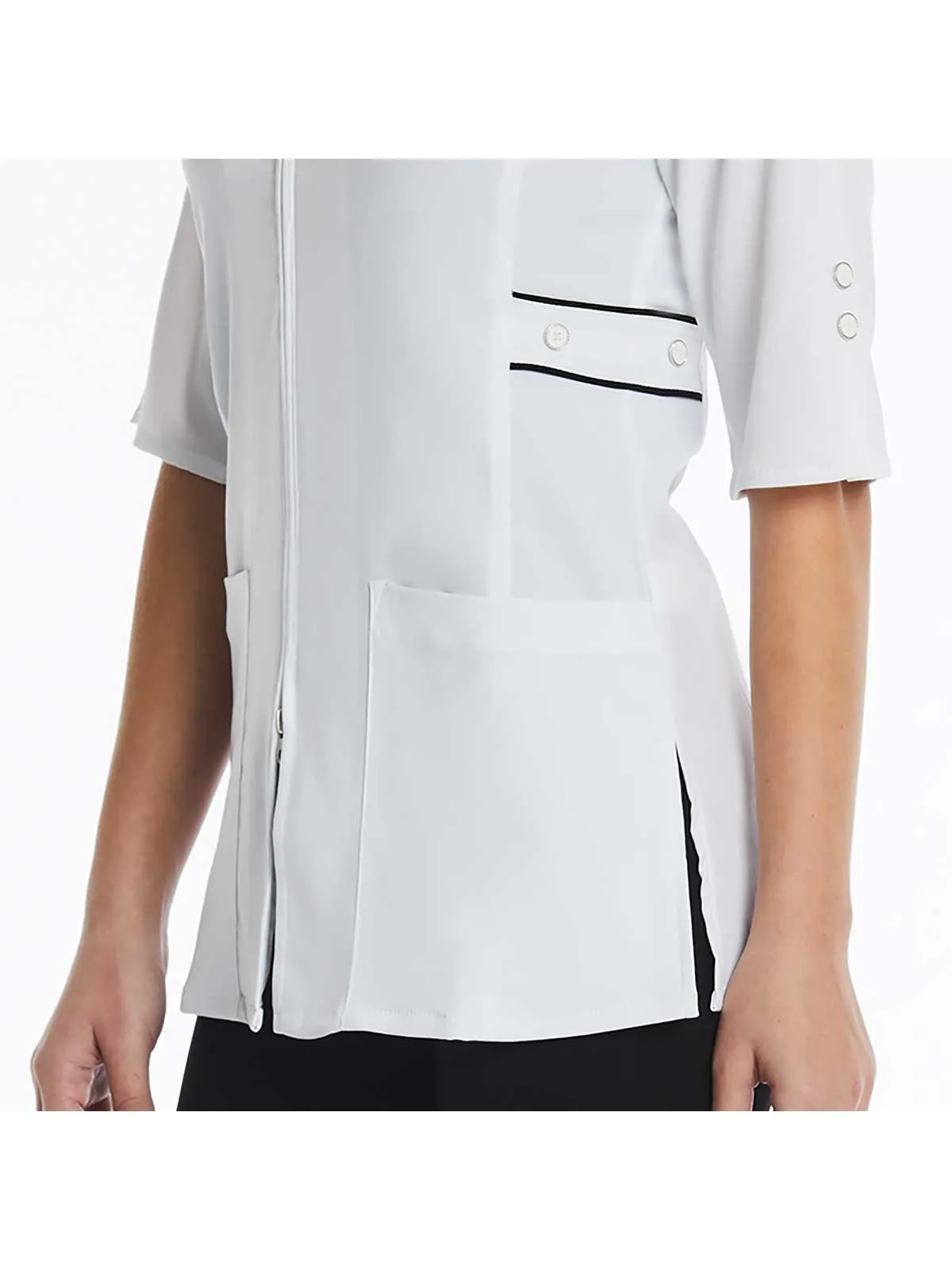 Smart - Women's Half Sleeve Contrast Trim Jacket