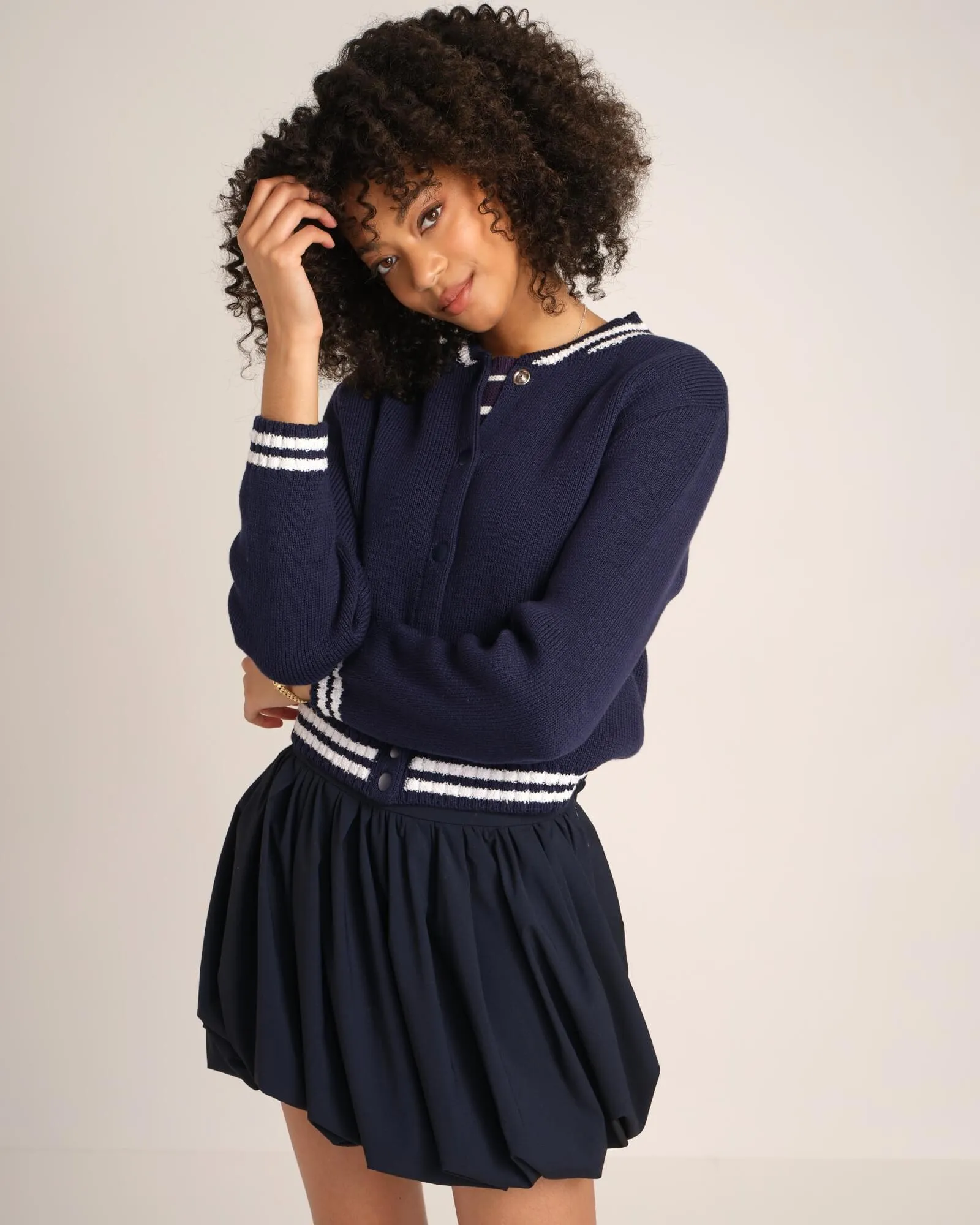 Snap Front Varsity Bomber