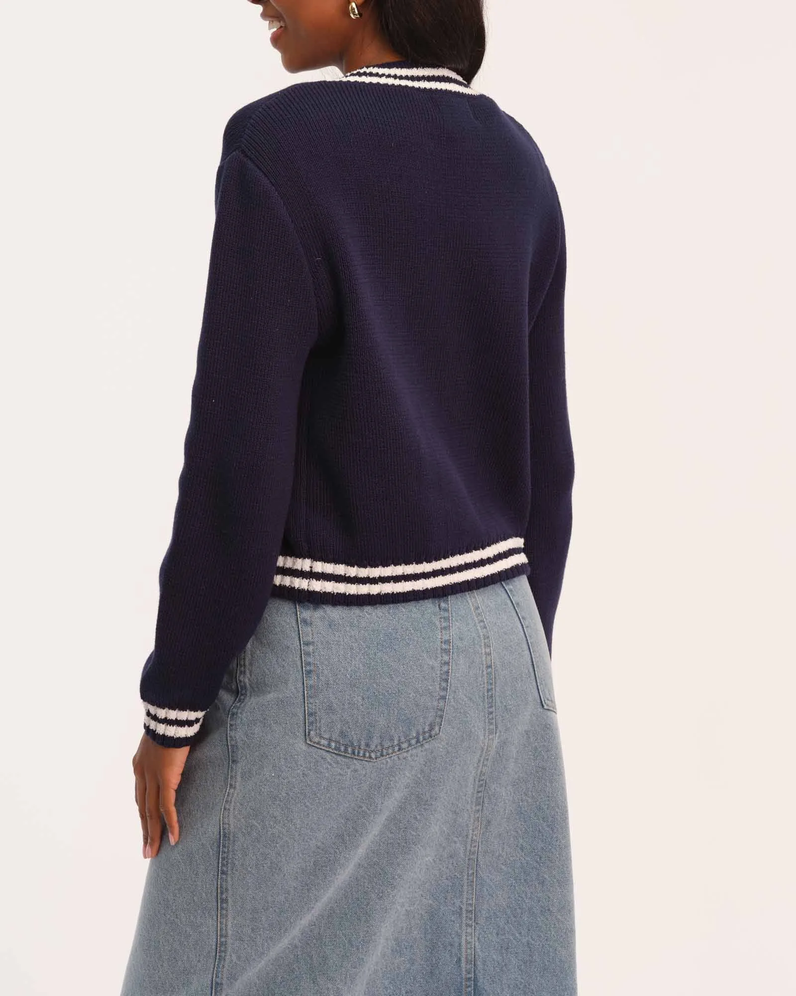 Snap Front Varsity Bomber