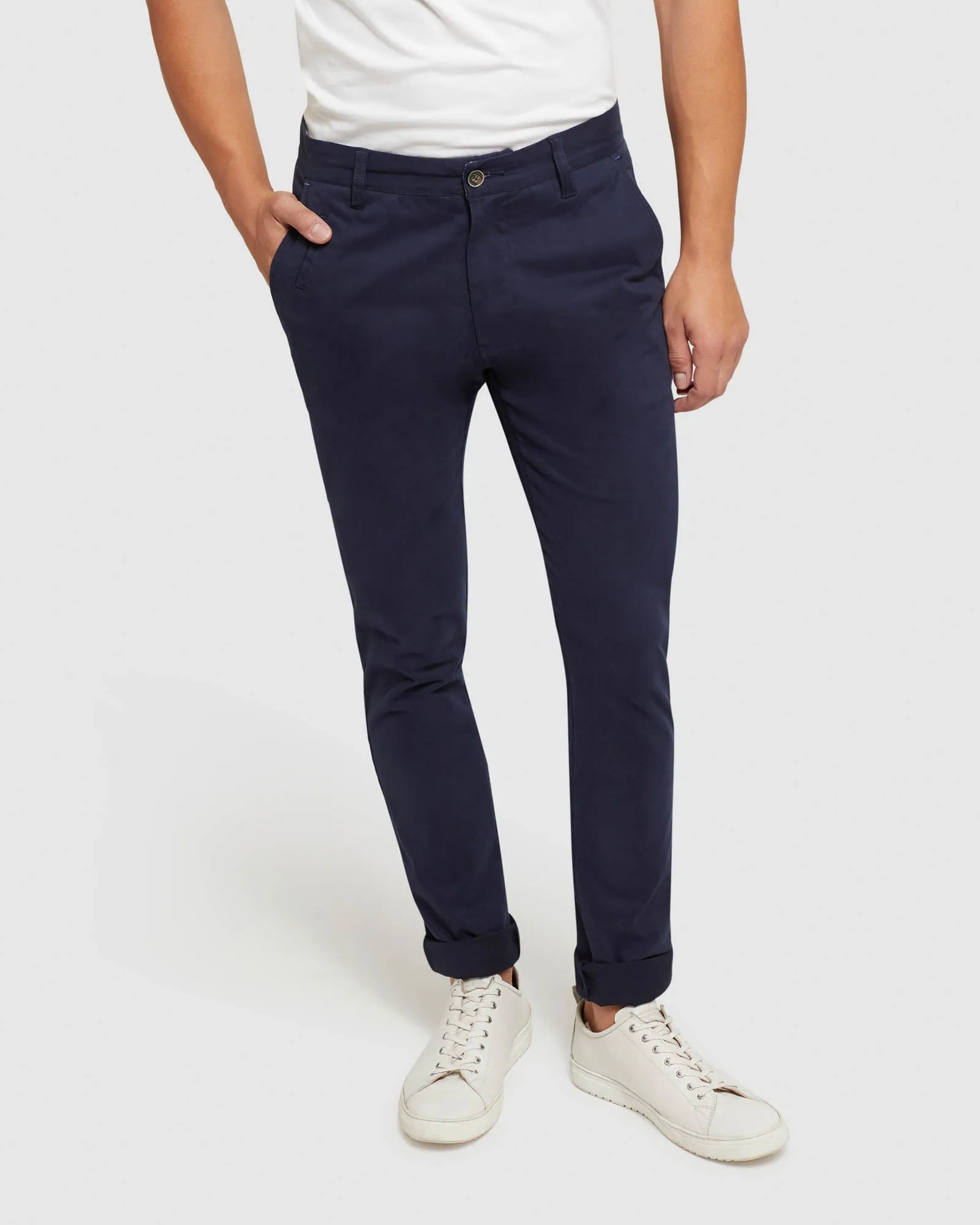 Stretch Organic Cotton Skinny Chinos