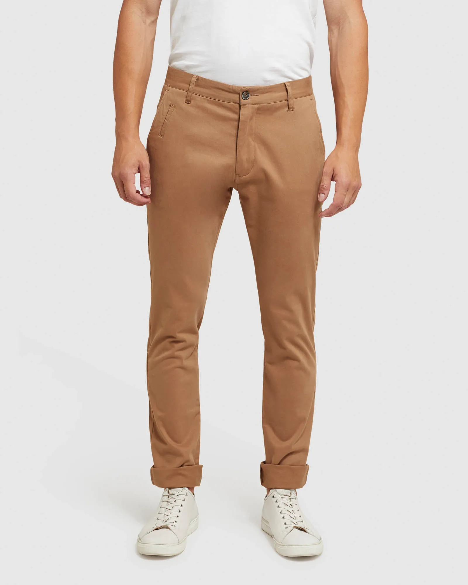 Stretch Organic Cotton Skinny Chinos