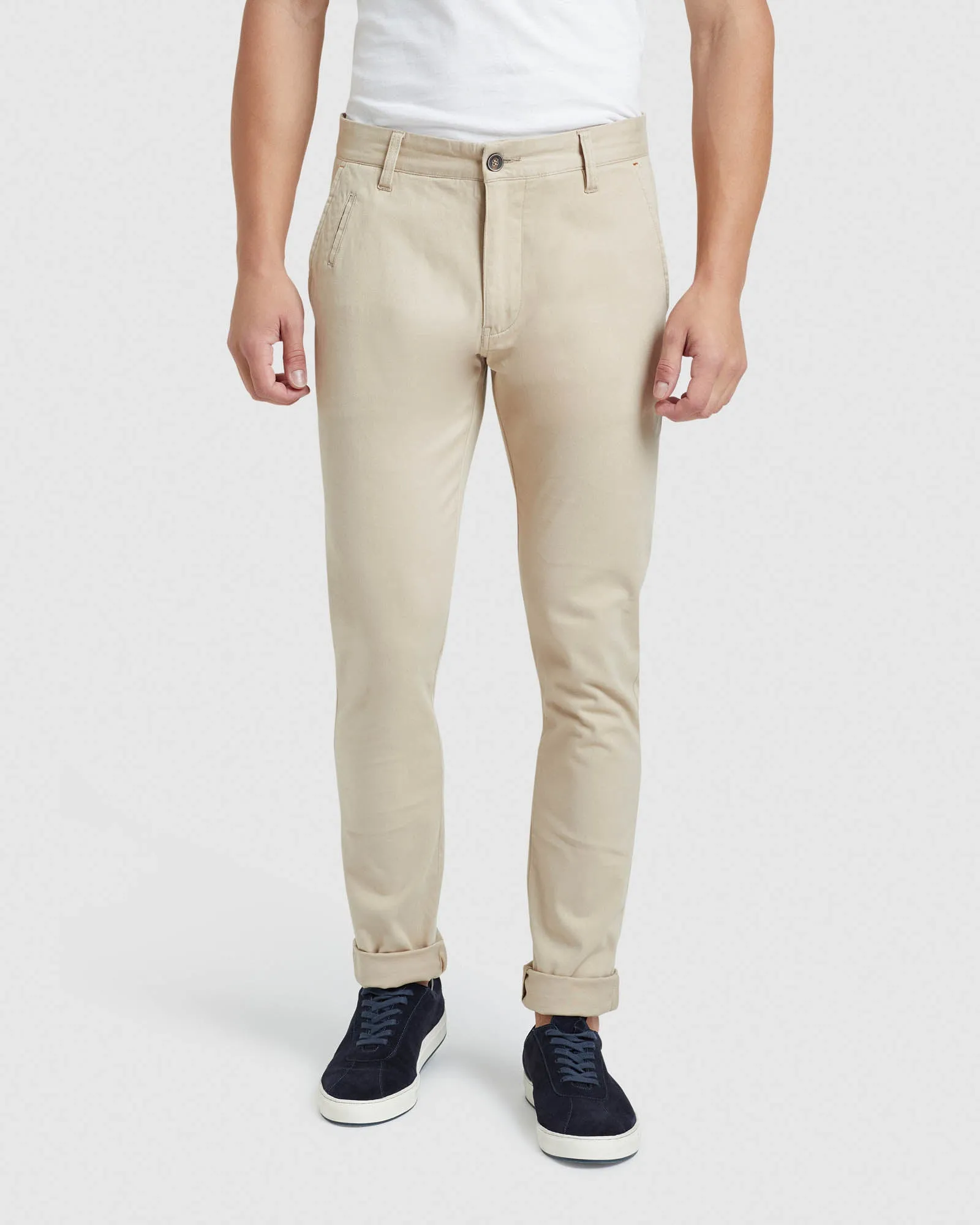 Stretch Organic Cotton Skinny Chinos