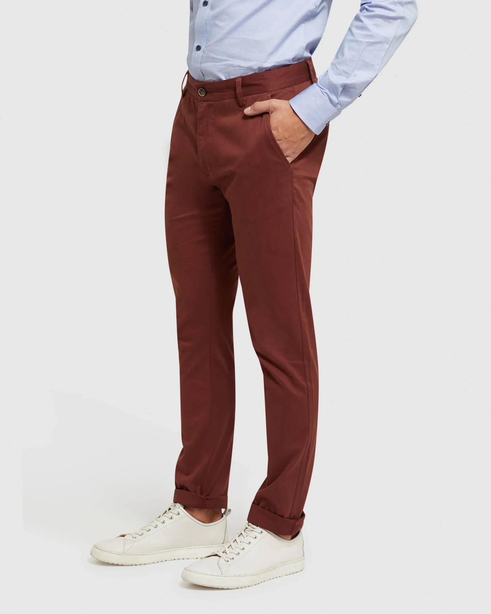 Stretch Organic Cotton Skinny Chinos