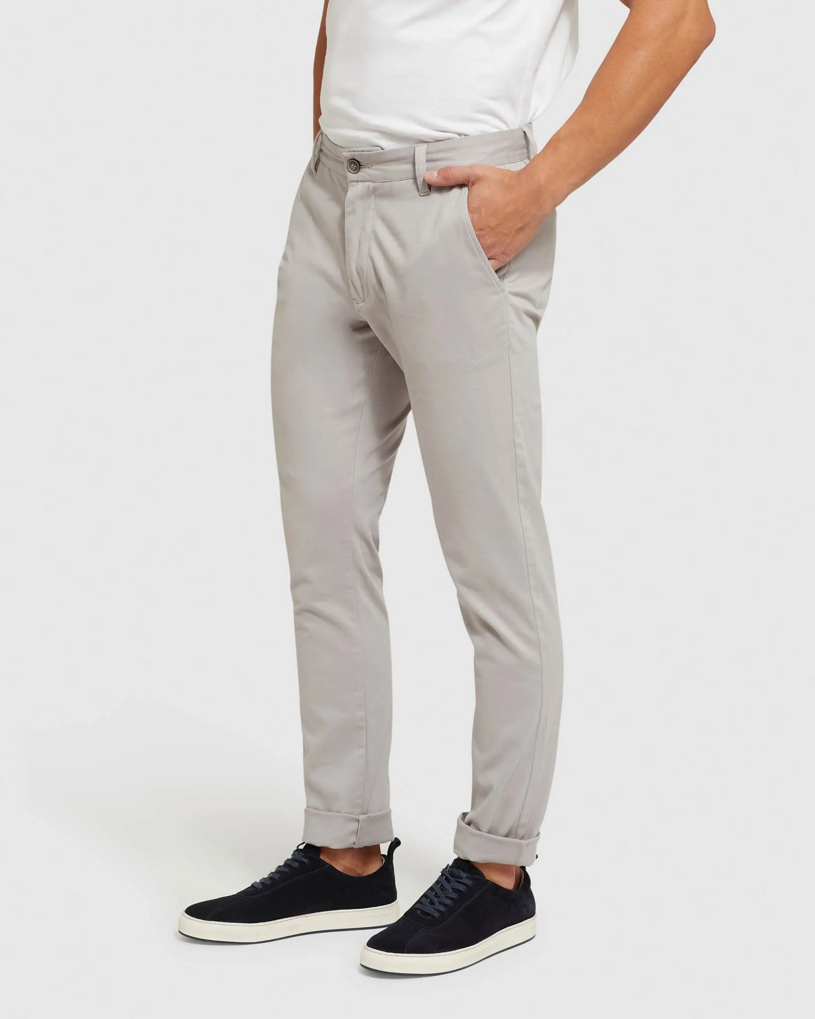 Stretch Organic Cotton Skinny Chinos
