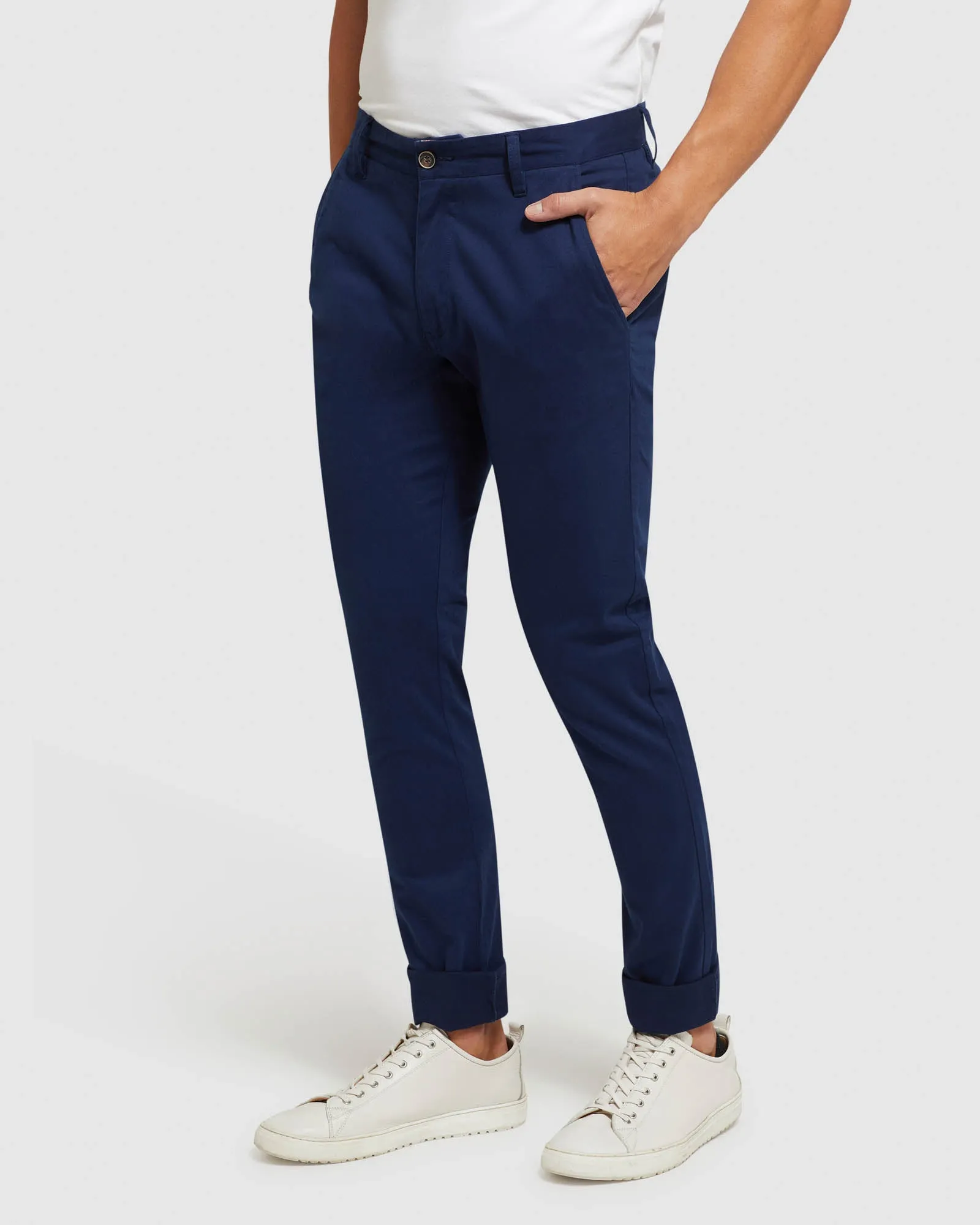 Stretch Organic Cotton Skinny Chinos