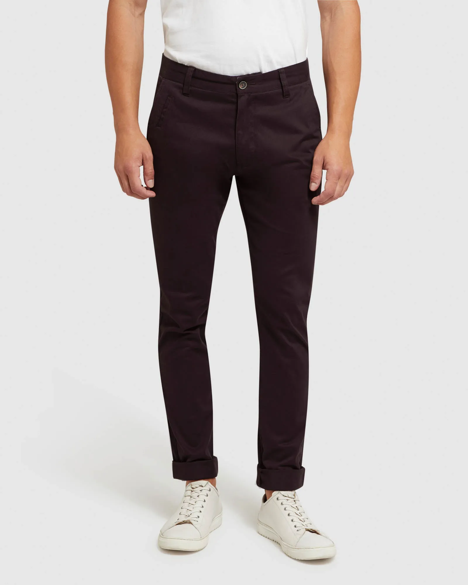 Stretch Organic Cotton Skinny Chinos