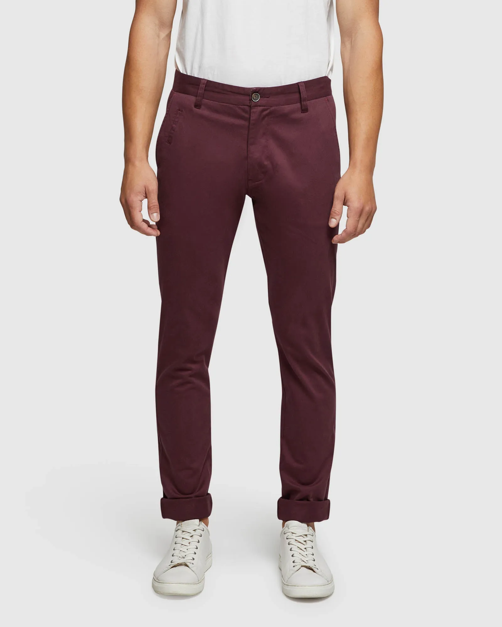 Stretch Organic Cotton Skinny Chinos