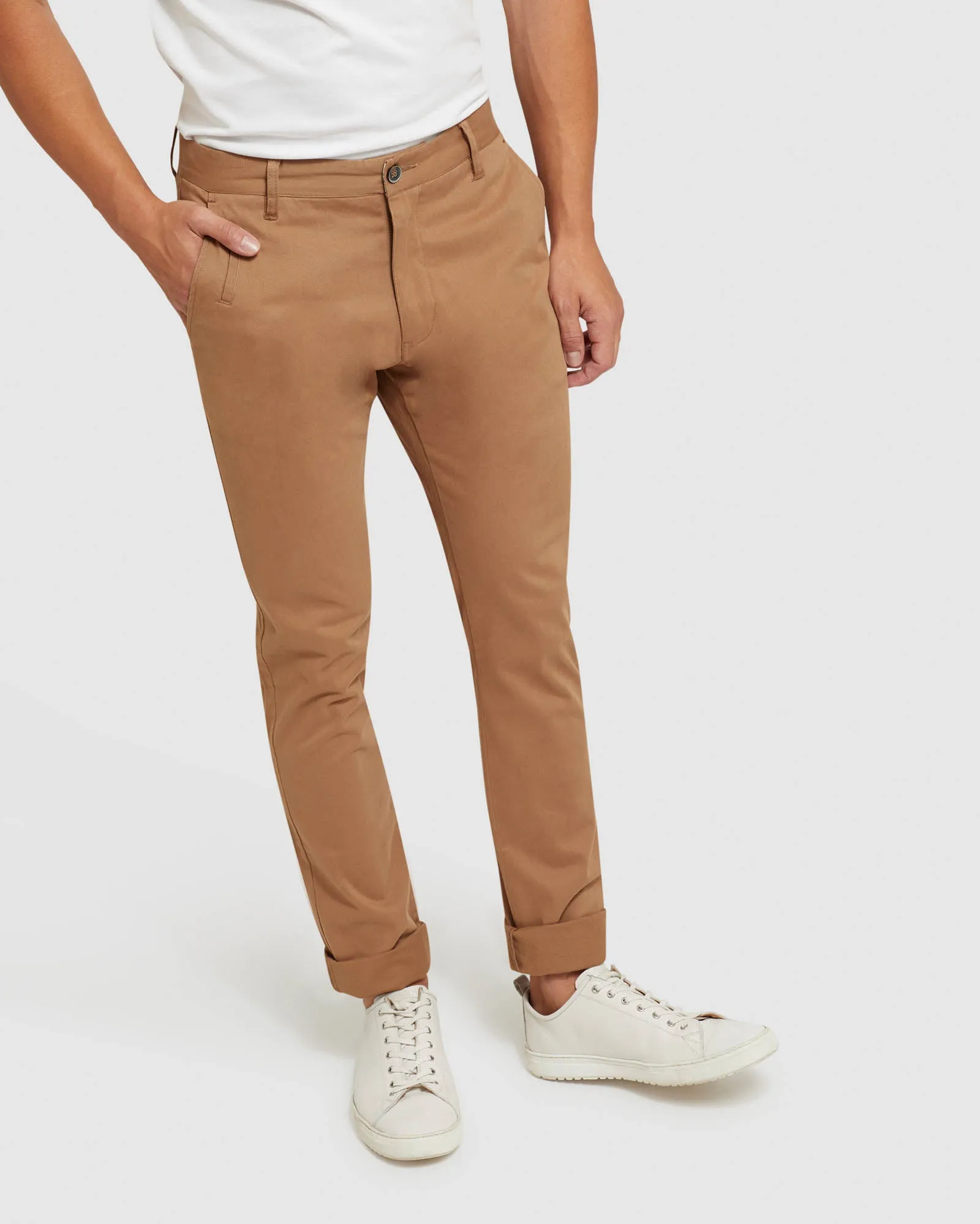Stretch Organic Cotton Skinny Chinos