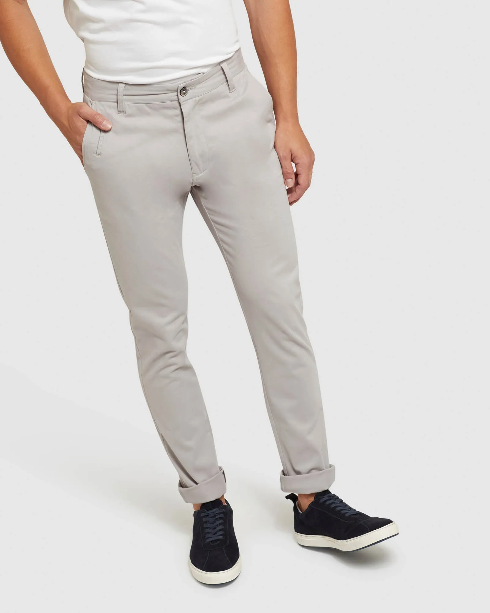 Stretch Organic Cotton Skinny Chinos