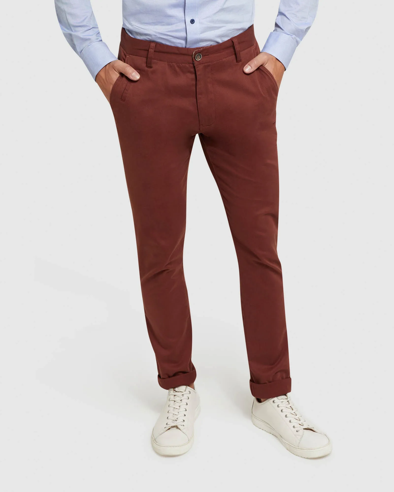 Stretch Organic Cotton Skinny Chinos