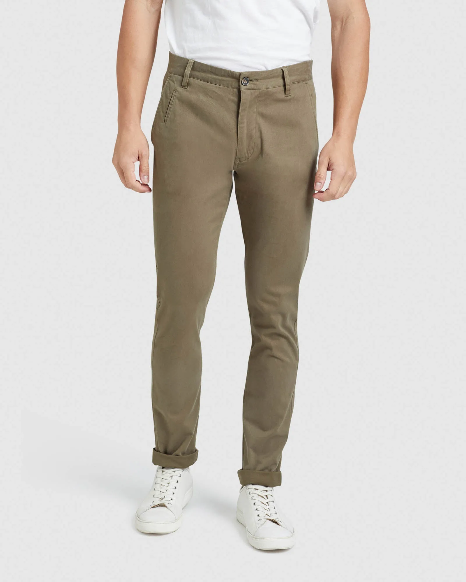 Stretch Organic Cotton Skinny Chinos