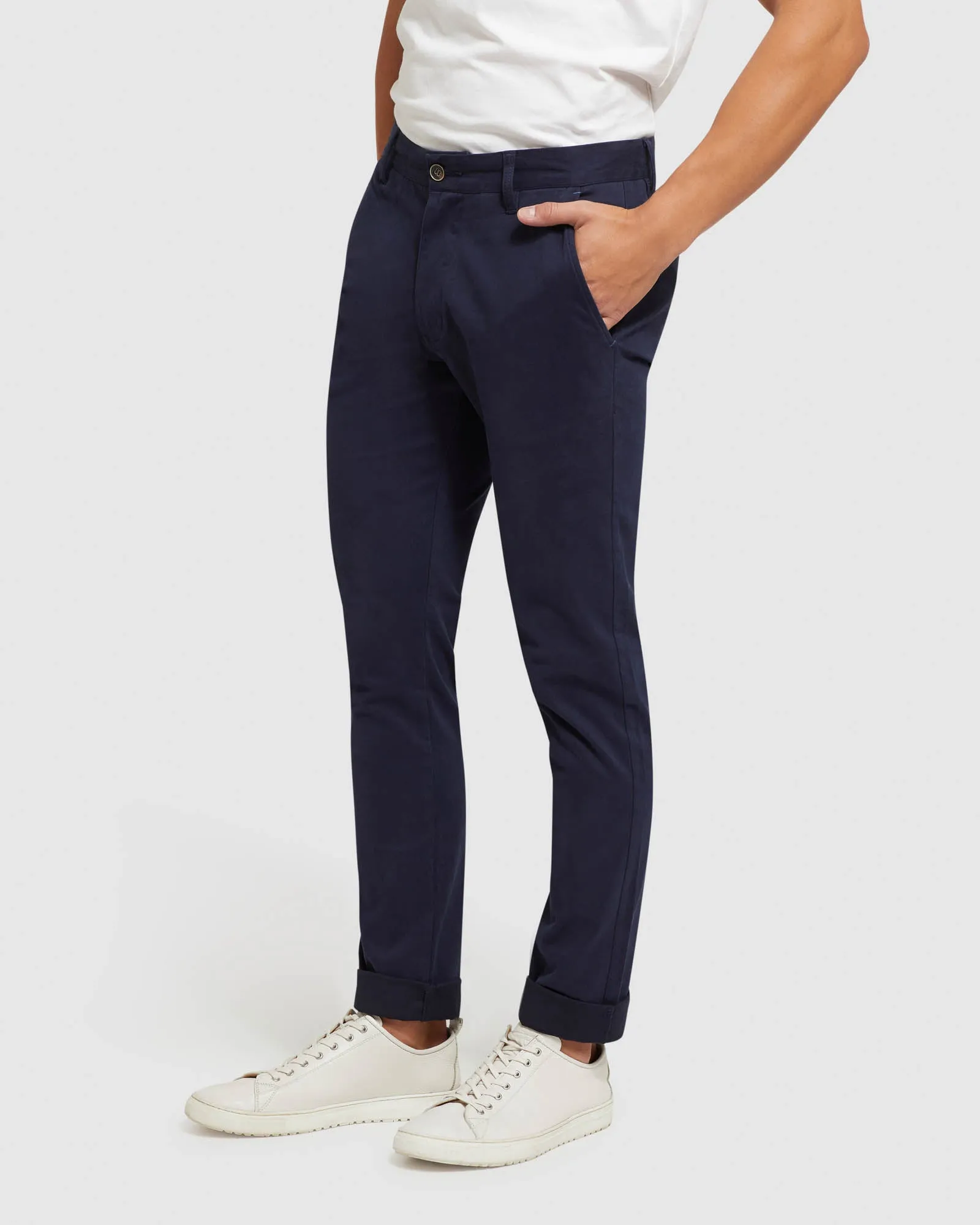 Stretch Organic Cotton Skinny Chinos