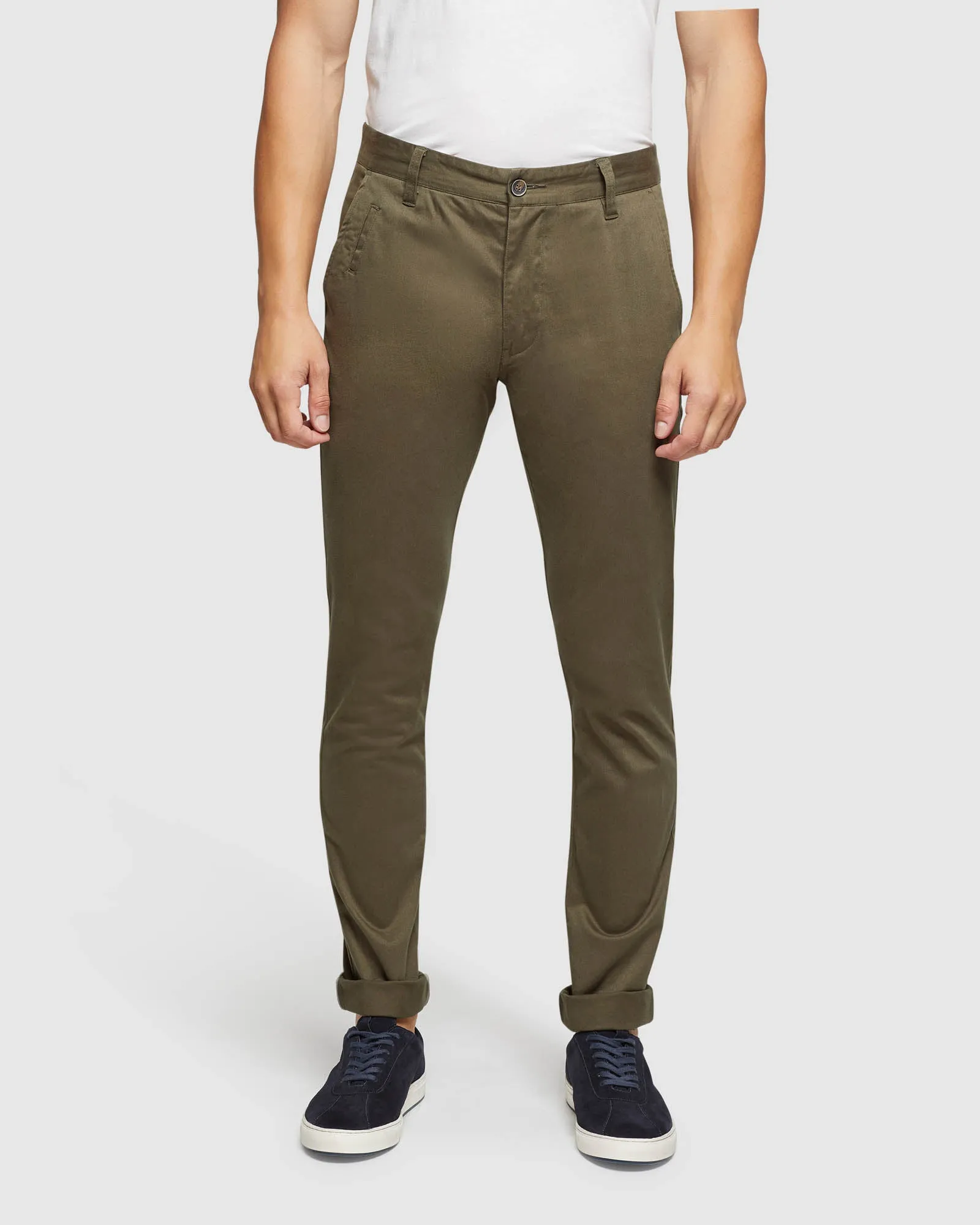Stretch Organic Cotton Skinny Chinos