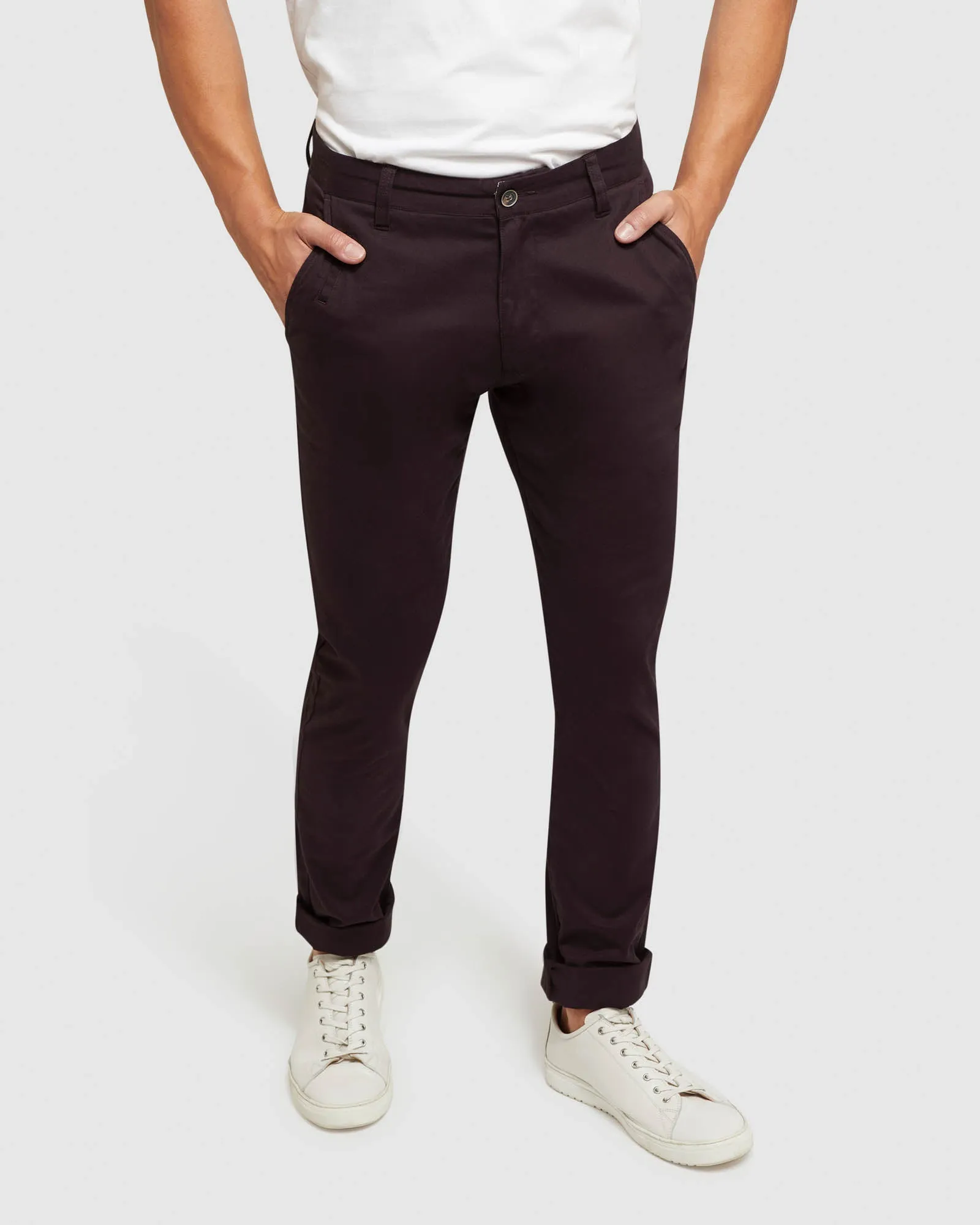 Stretch Organic Cotton Skinny Chinos
