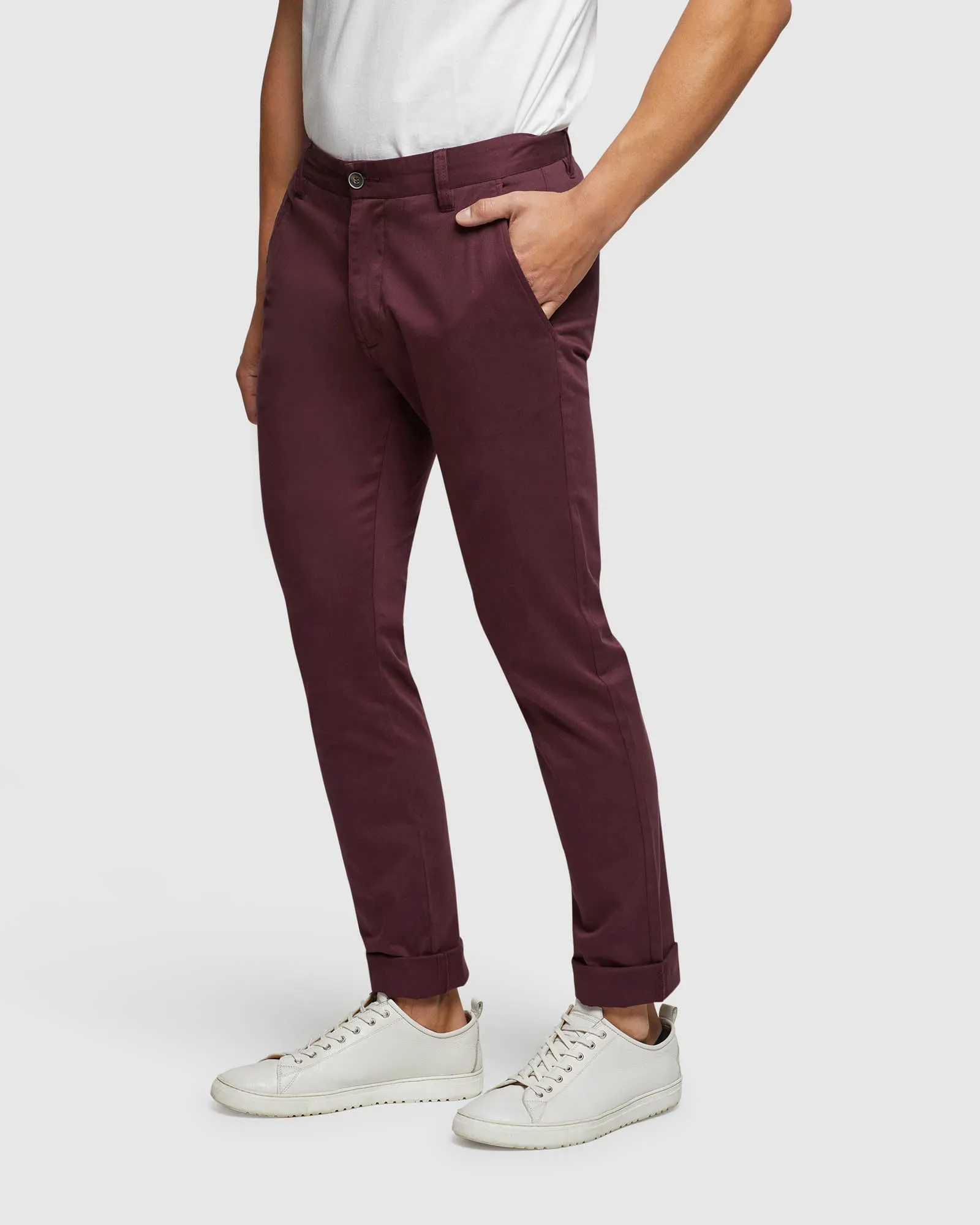 Stretch Organic Cotton Skinny Chinos