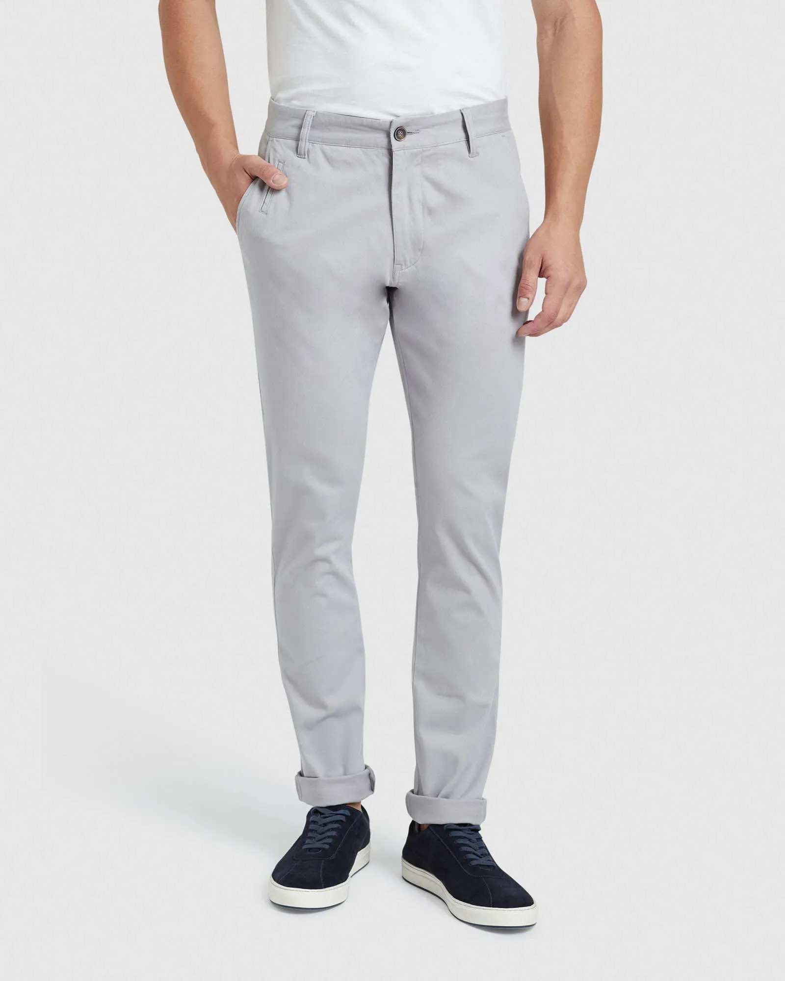 Stretch Organic Cotton Skinny Chinos