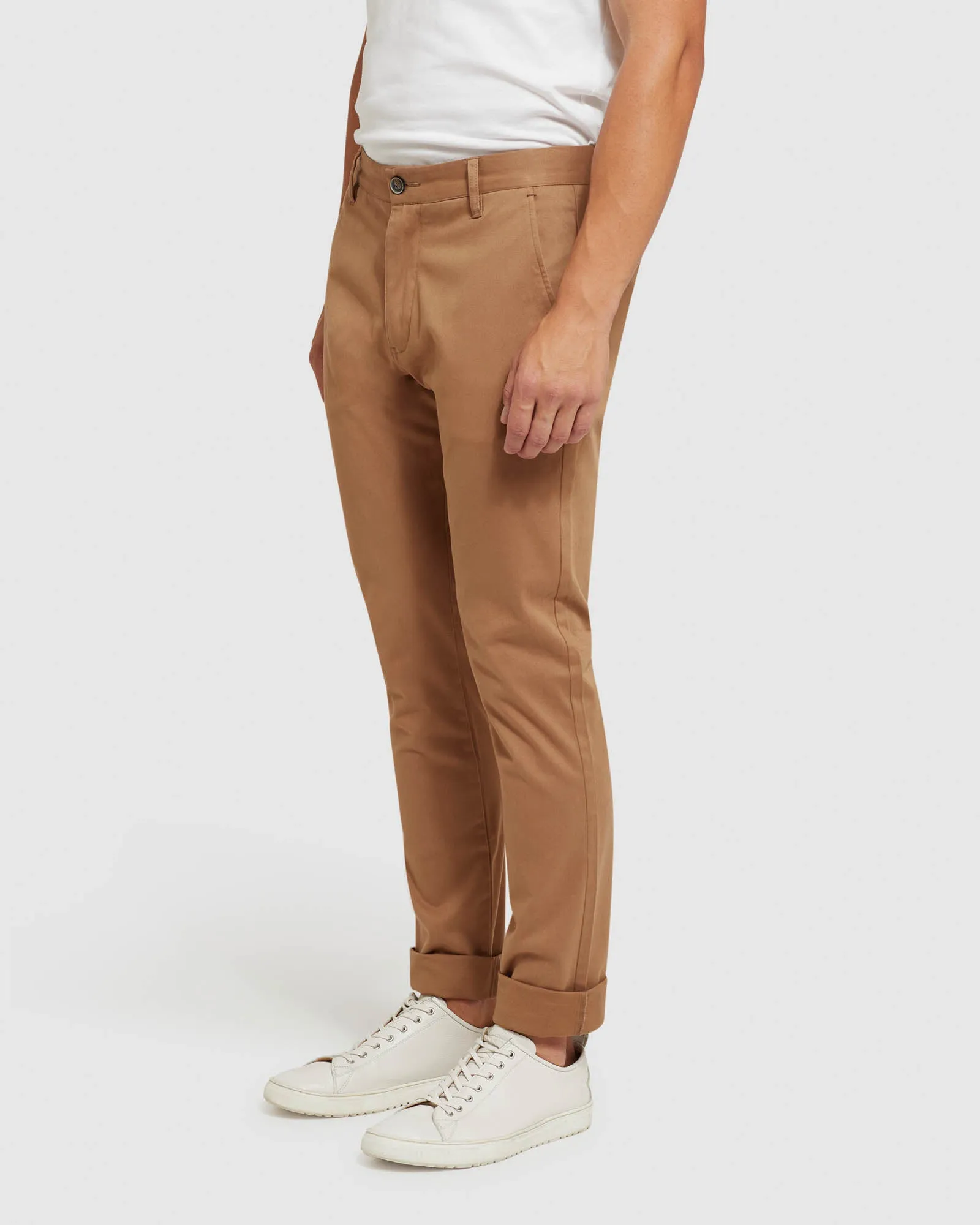 Stretch Organic Cotton Skinny Chinos
