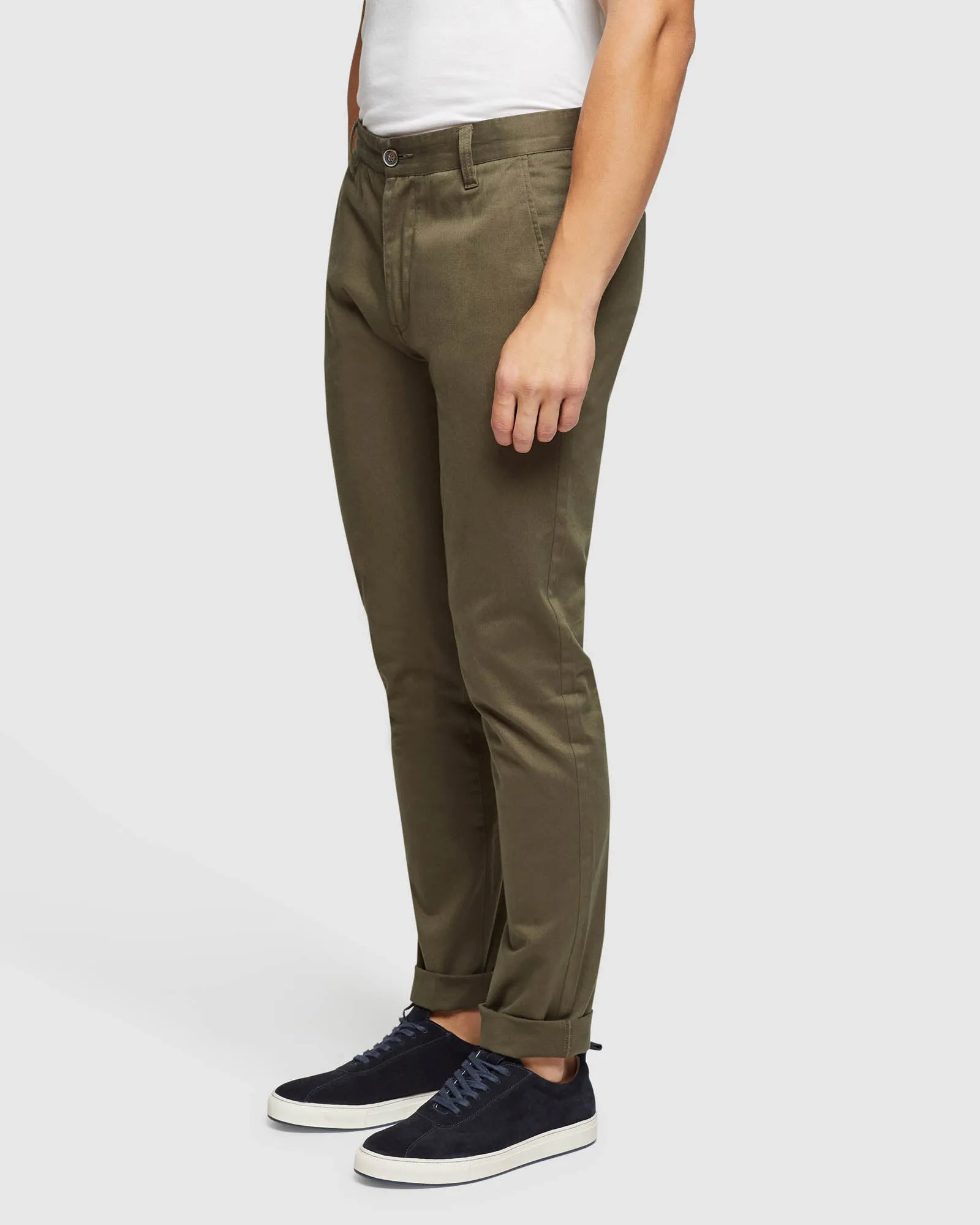Stretch Organic Cotton Skinny Chinos