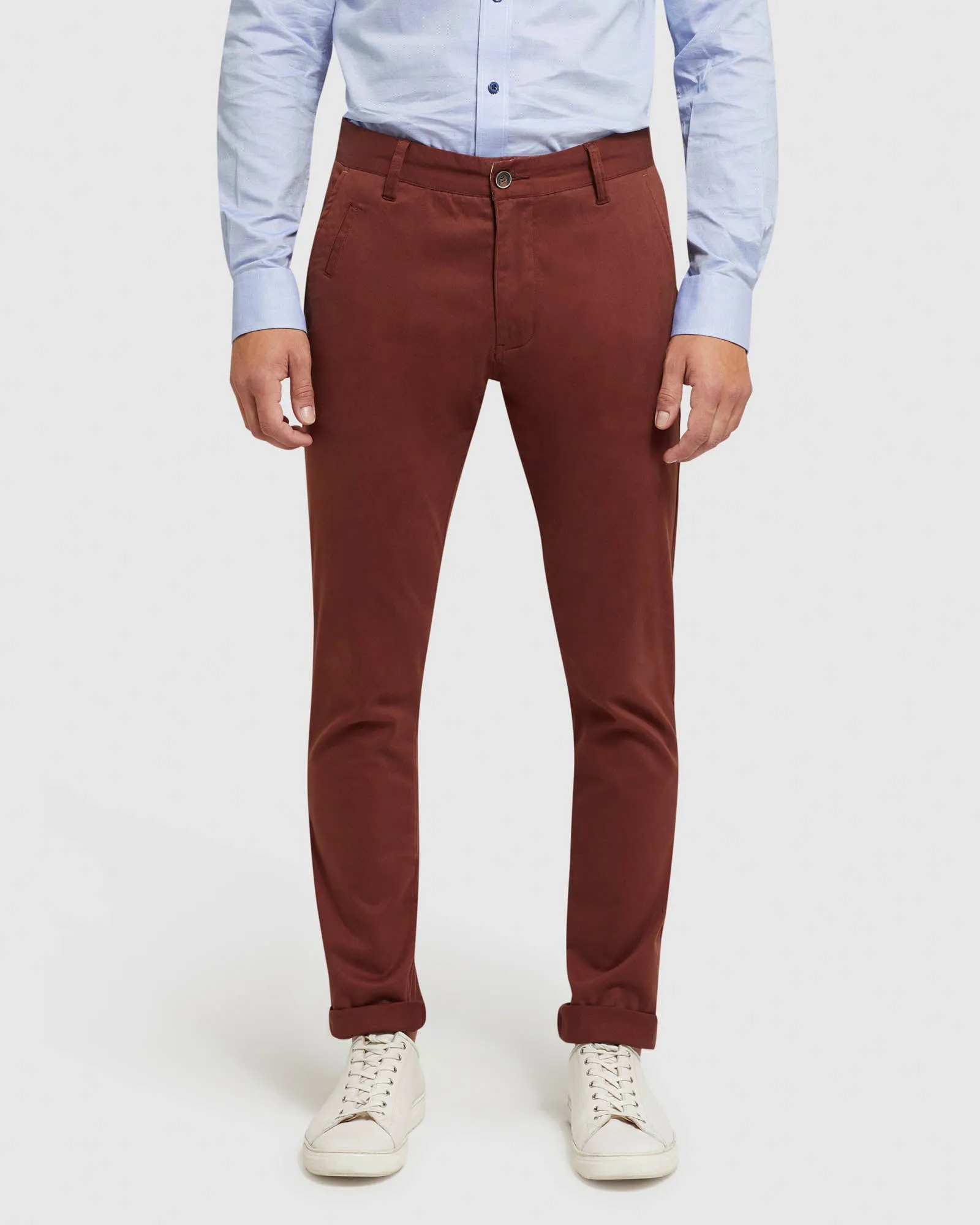 Stretch Organic Cotton Skinny Chinos