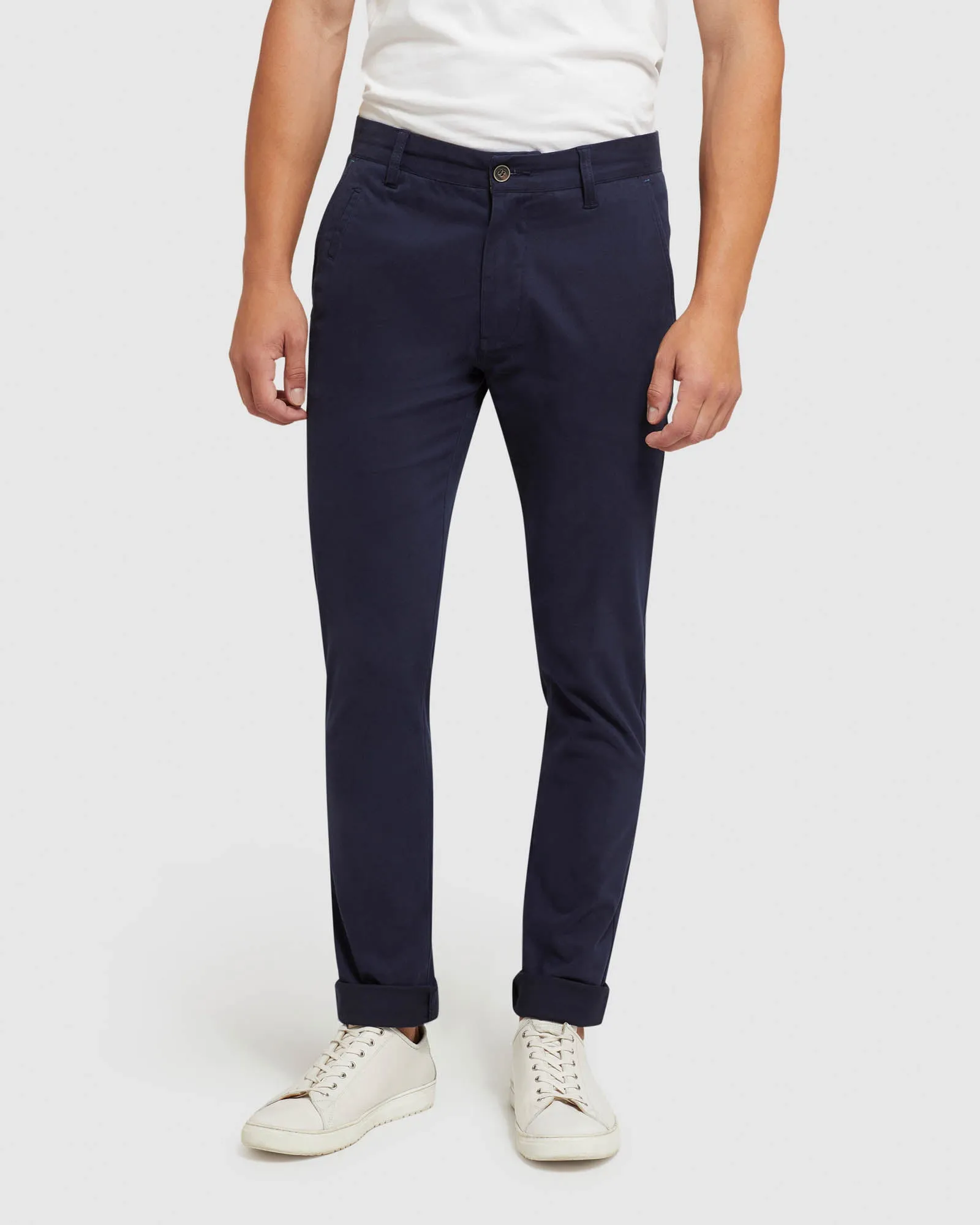 Stretch Organic Cotton Skinny Chinos