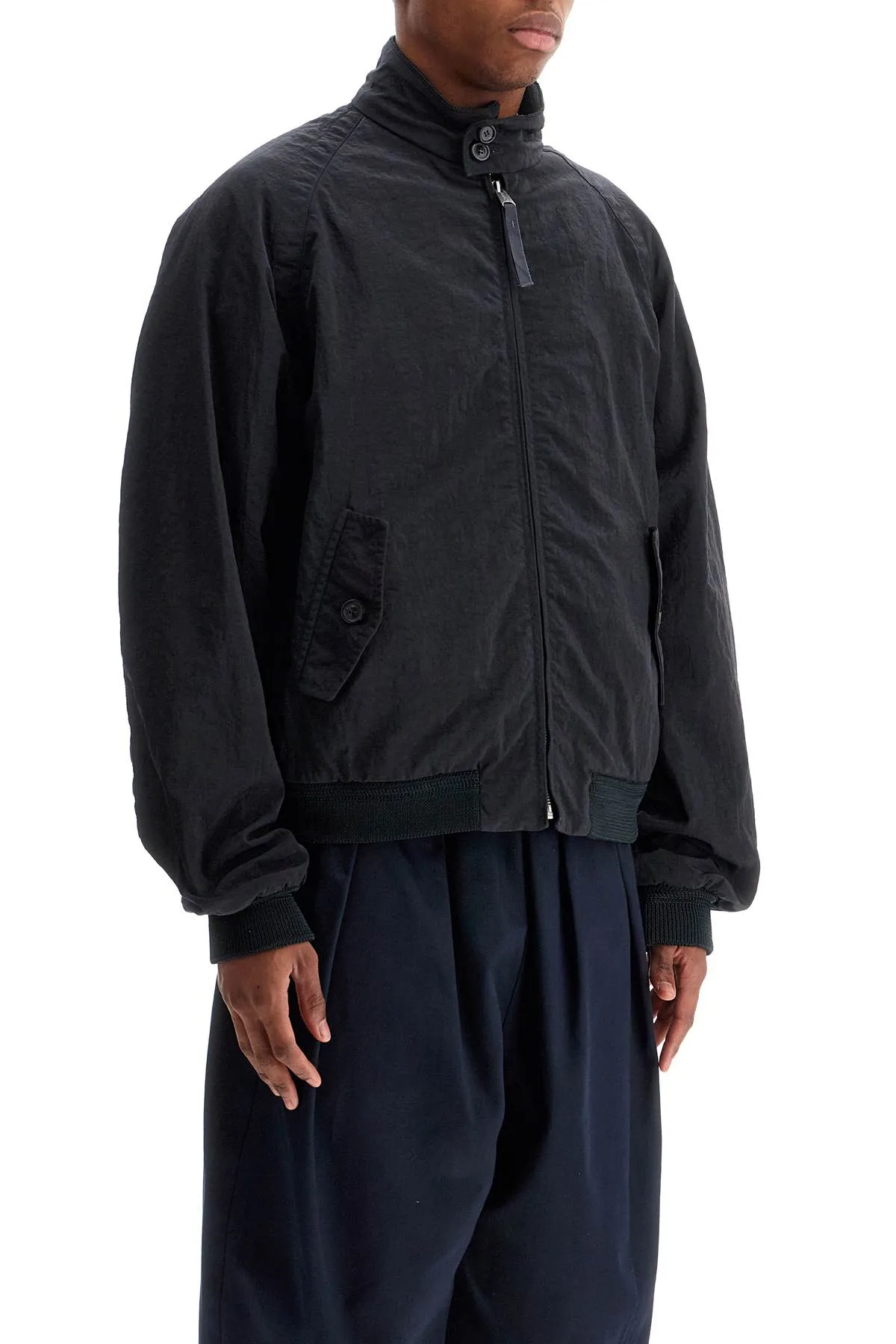 Technical Fabric Bomber Jacket