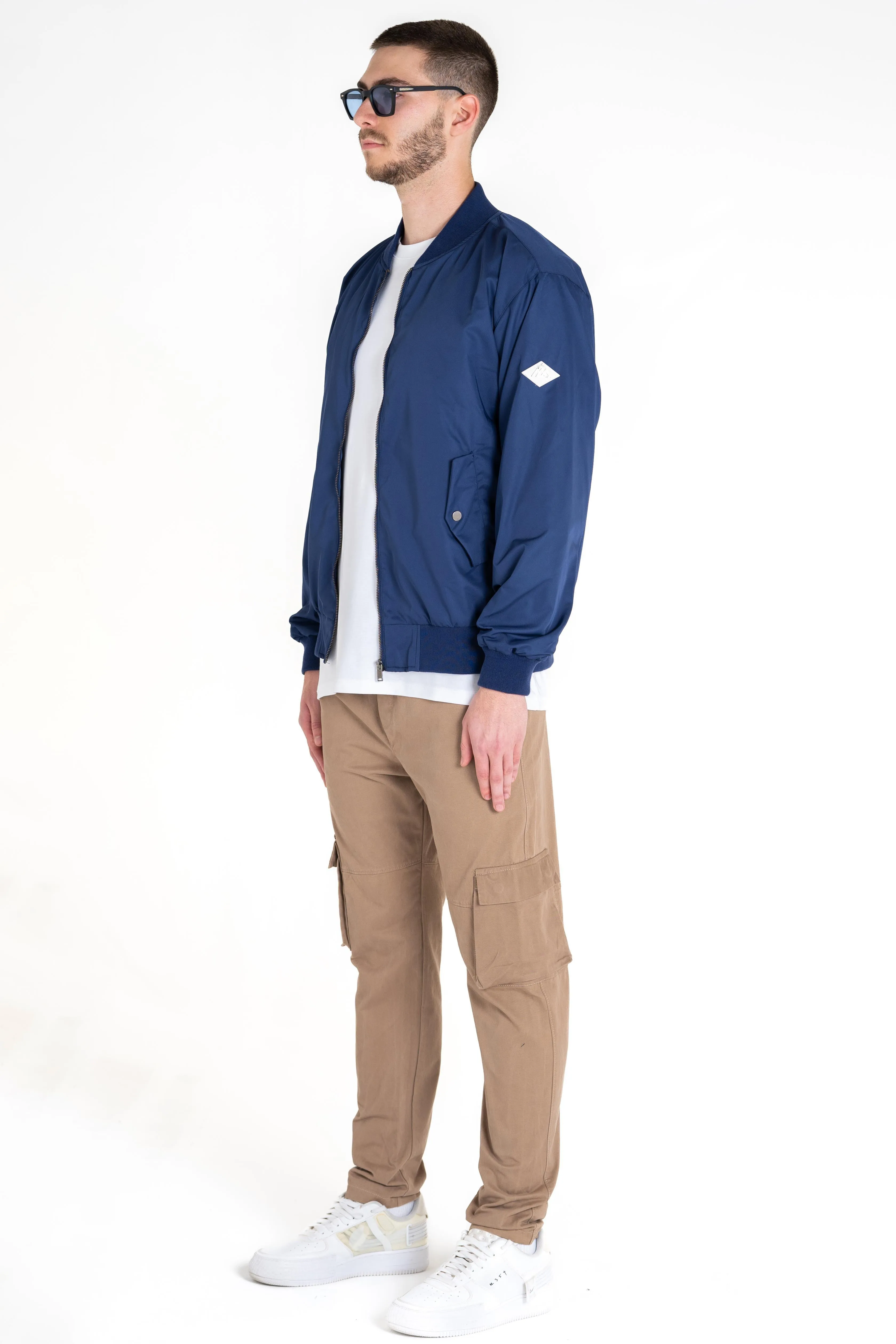 The Tyche Bomber Jacket - Ocean Navy